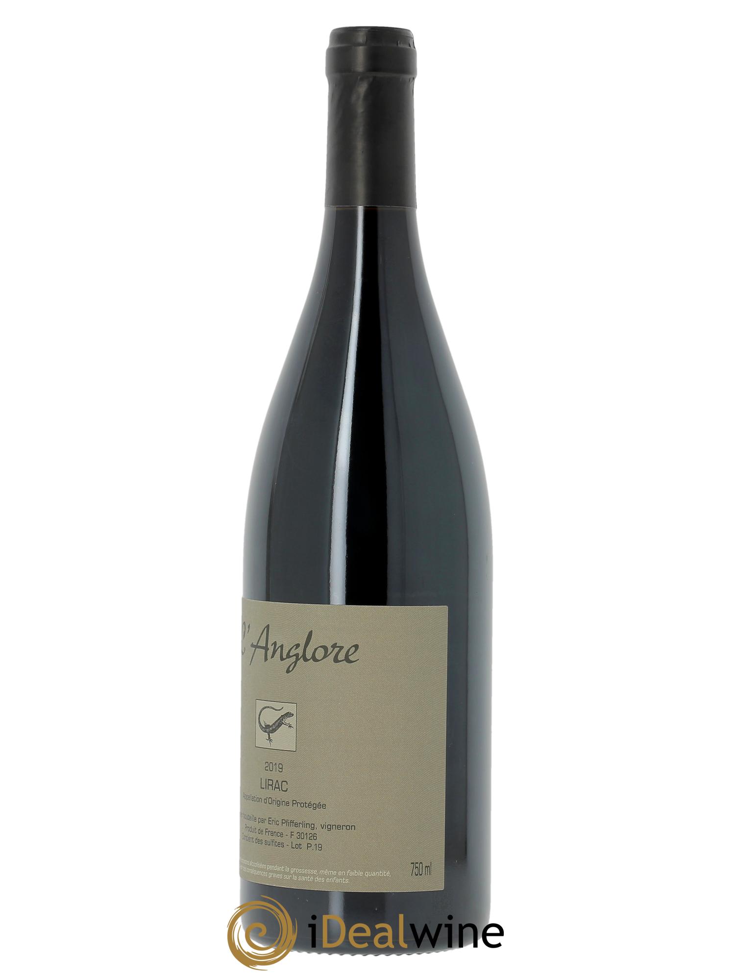 Lirac L'Anglore 2019 - Lotto di 1 bottiglia - 1