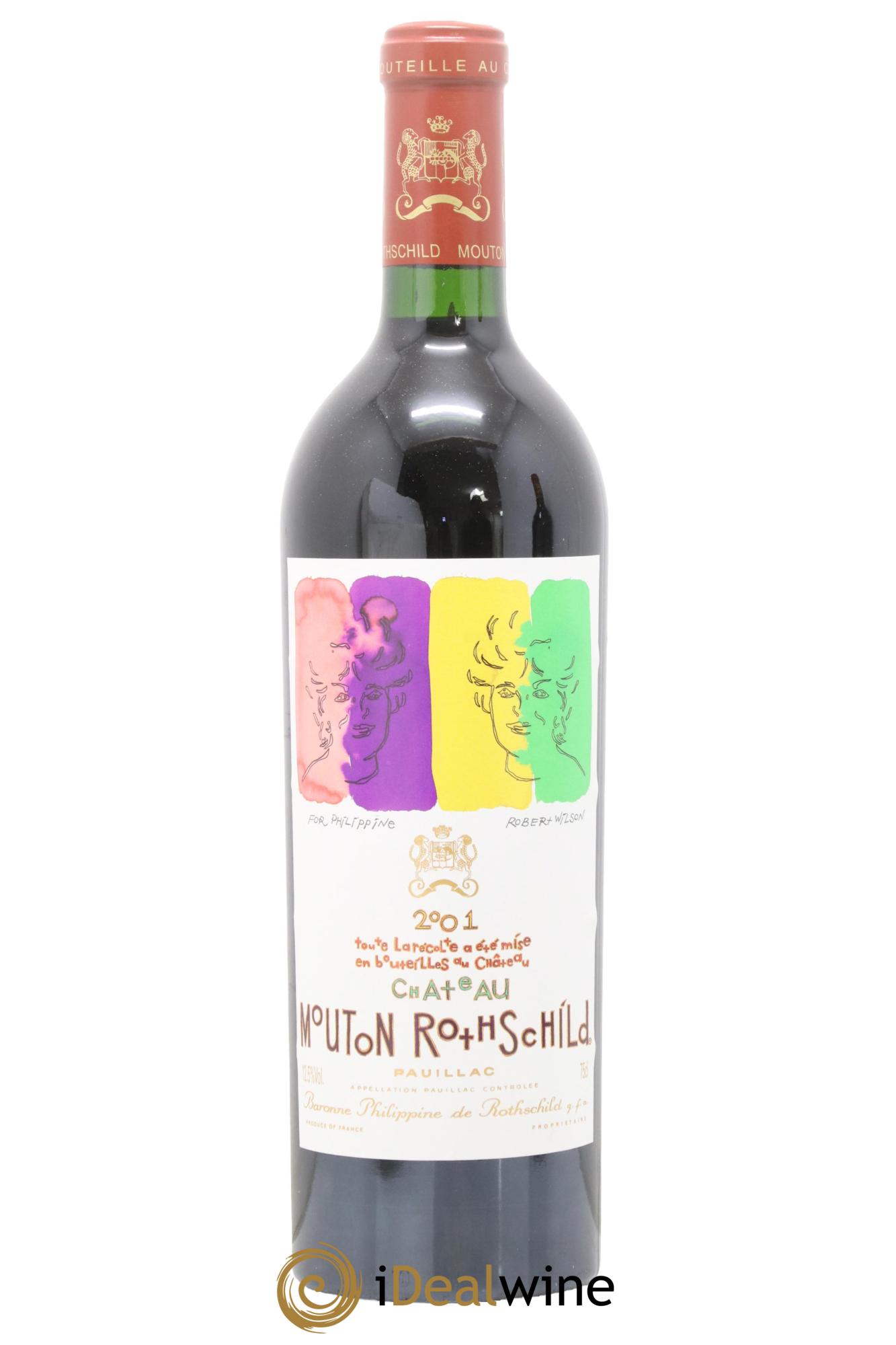 Château Mouton Rothschild 1er Grand Cru Classé 2001 - Lotto di 1 bottiglia - 0