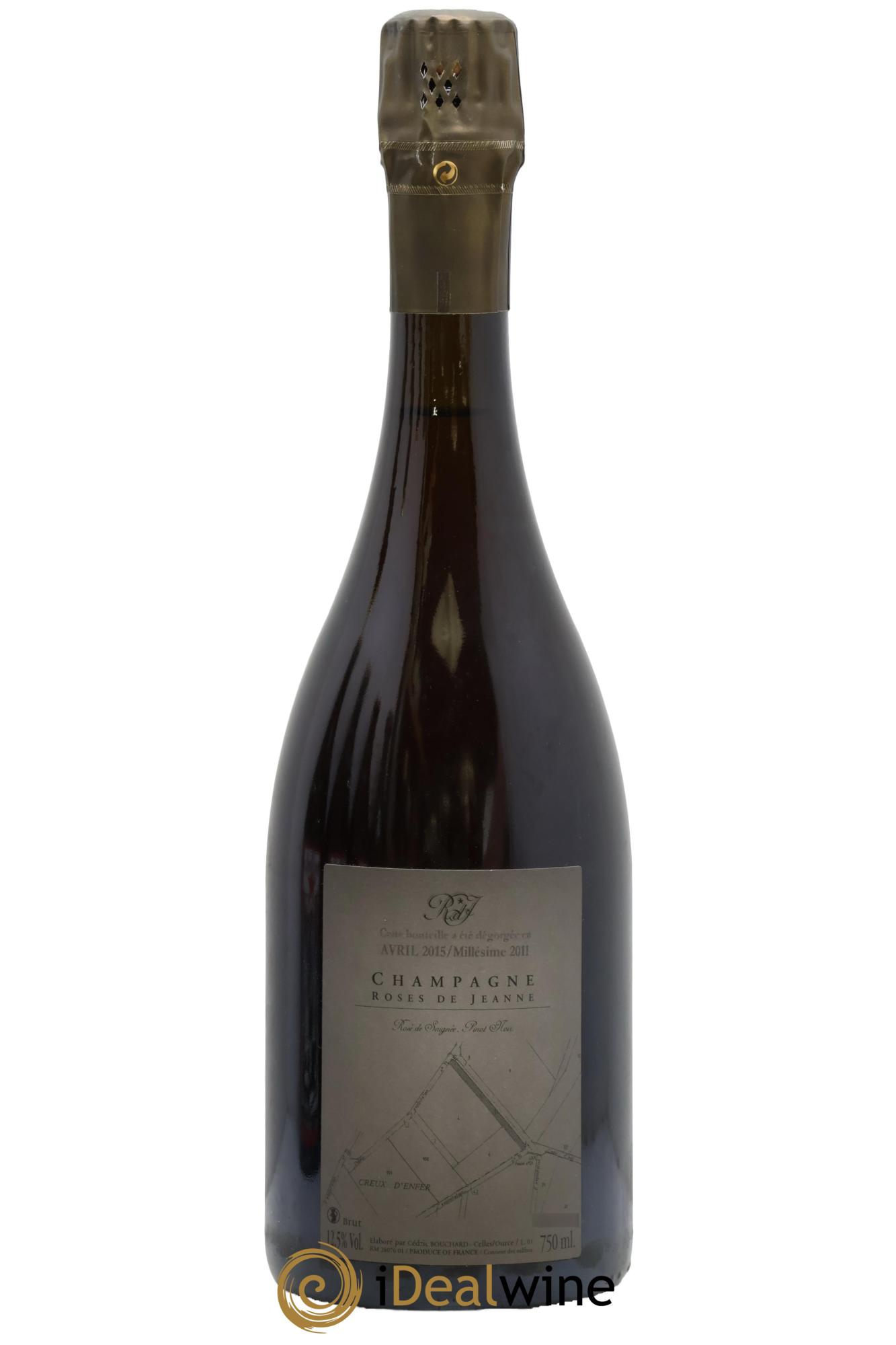 Roses de Jeanne Le Creux d'Enfer Cédric Bouchard 2011 - Lot of 1 bottle - 1