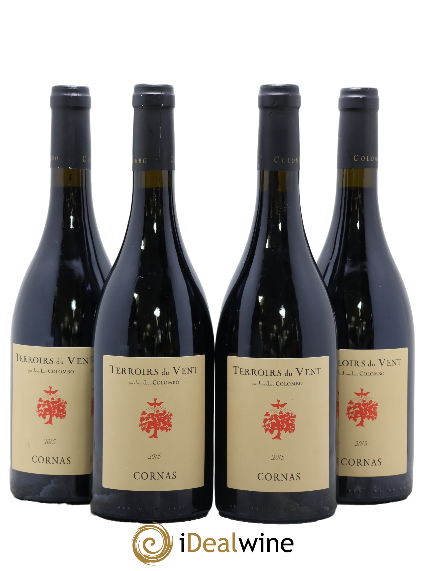 Cornas Cuvée Terroir du vent Domaine J L Colombo 2015 - Lot de 4 bouteilles - 0