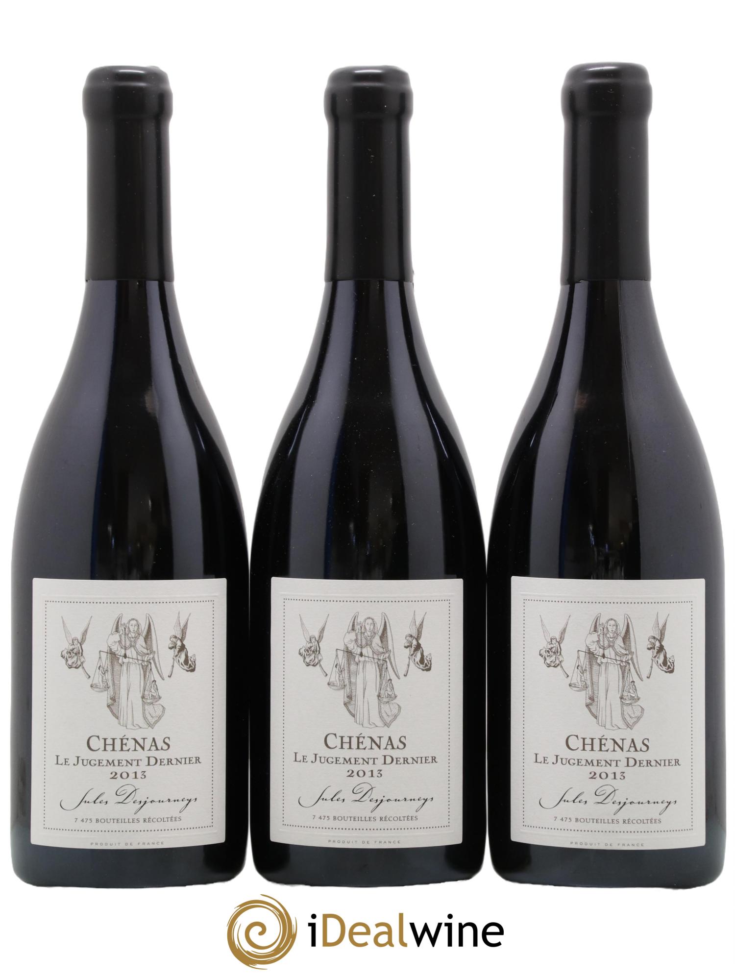 Chénas Le Jugement Dernier Jules Desjourneys 2013 - Lot de 3 bouteilles - 0