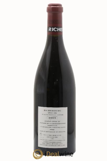 Richebourg Grand Cru Domaine de la Romanée-Conti 2005 - Lot de 1 bouteille - 1