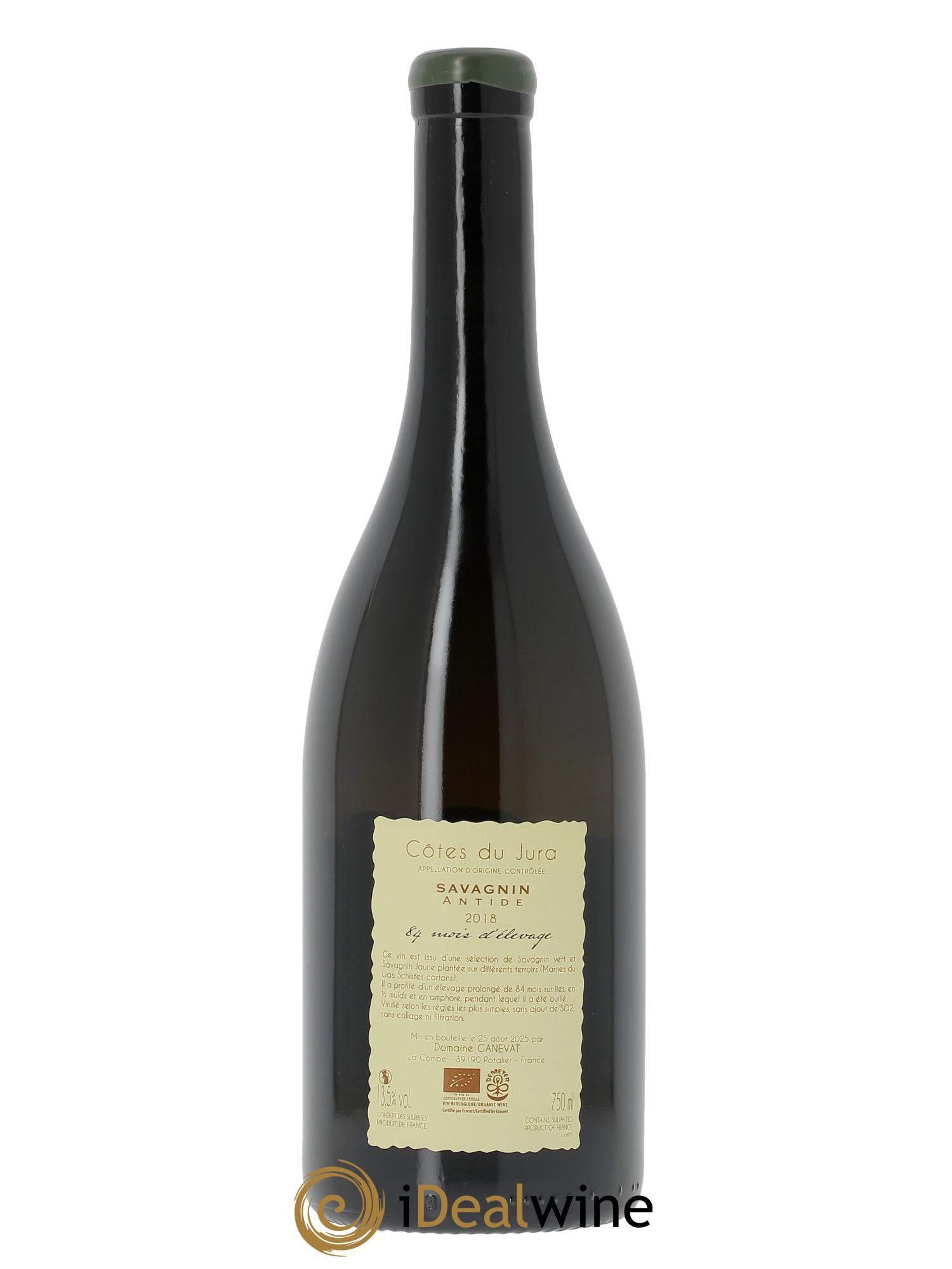 Côtes du Jura Savagnin Antide Jean-François Ganevat (Domaine)  2018 - Lot of 1 bottle - 1