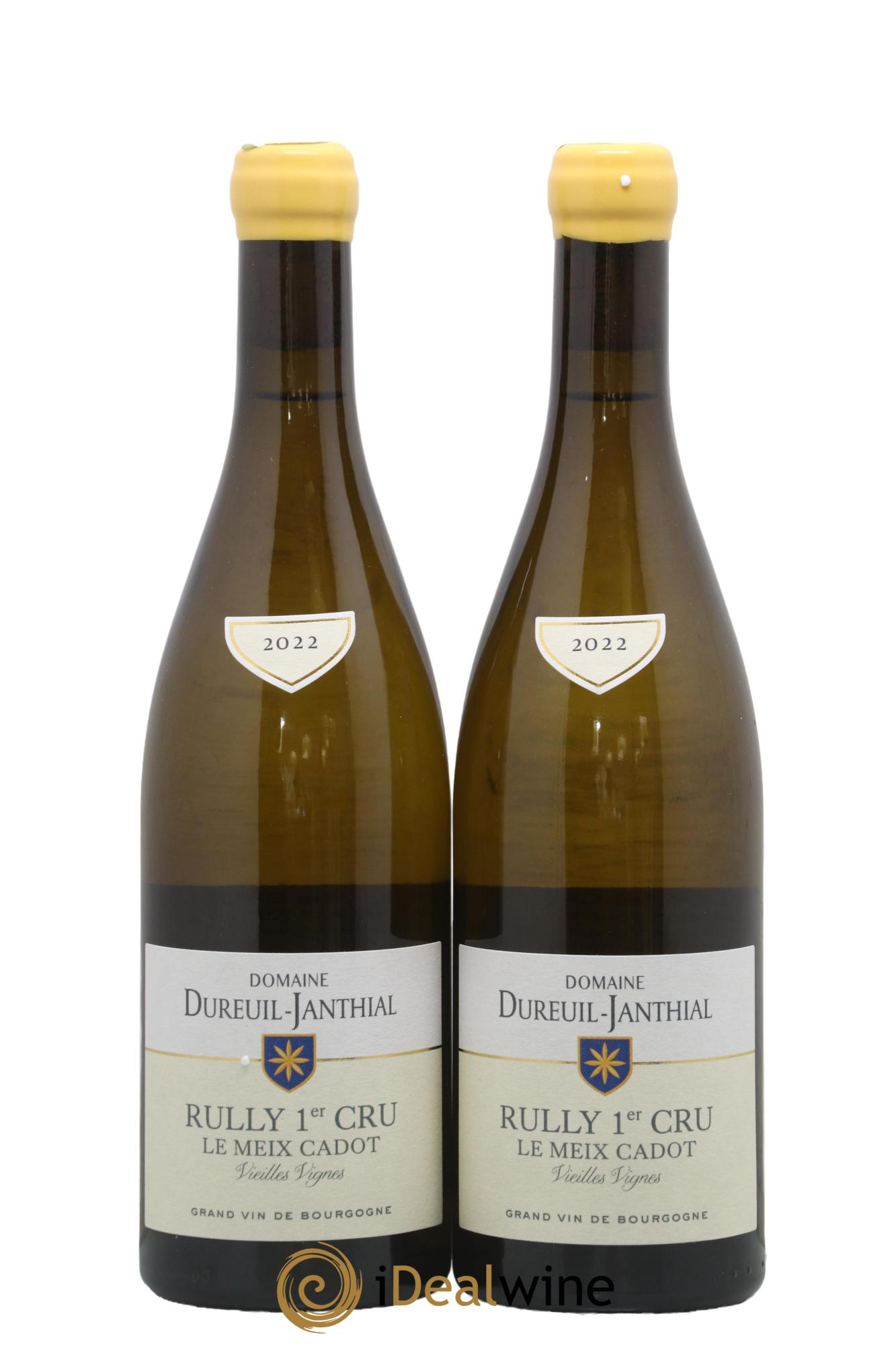 Rully 1er Cru Le Meix Cadot Vieilles Vignes Vincent Dureuil-Janthial 2022 - Lotto di 2 bottiglie - 0