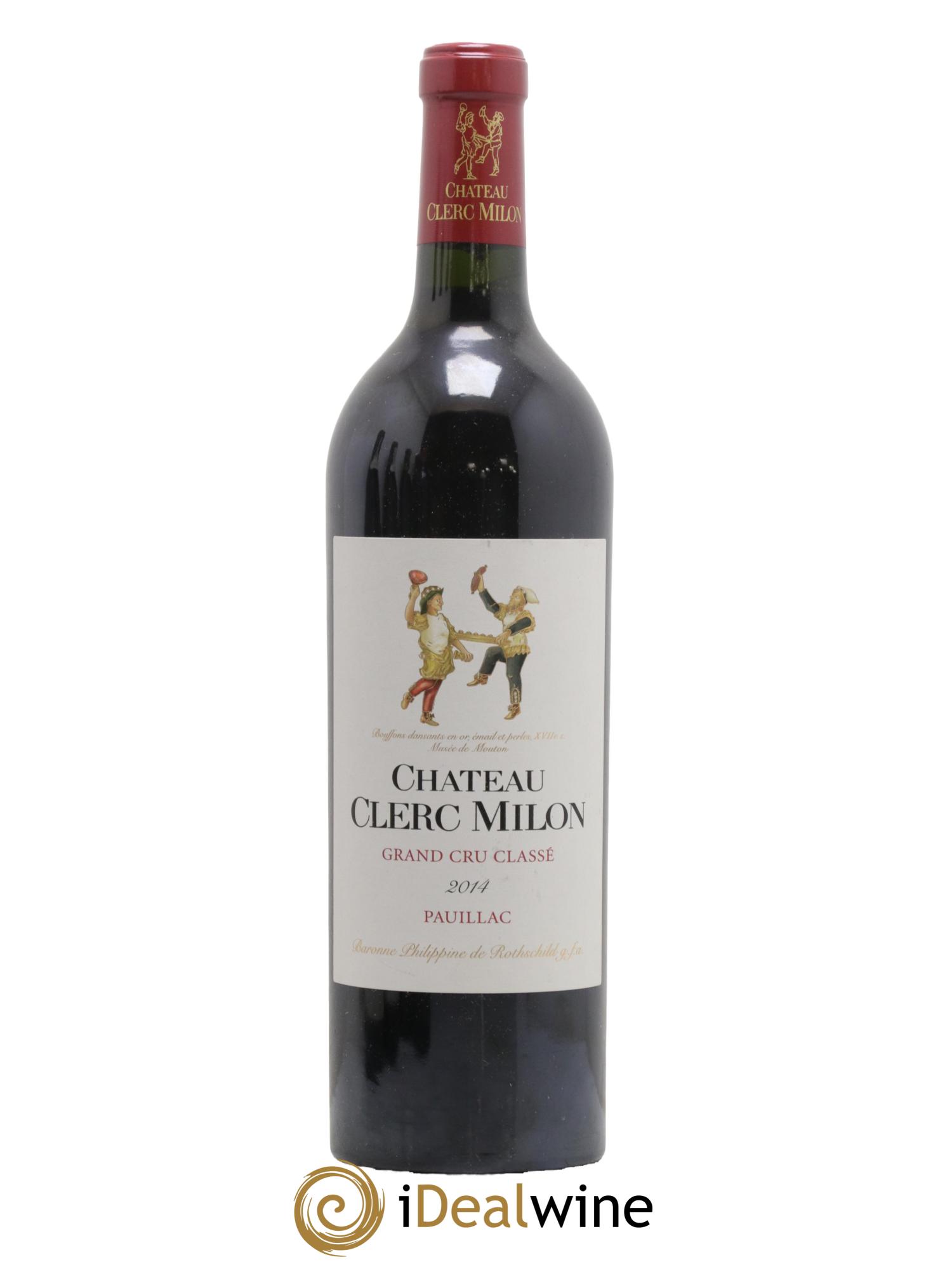 Château Clerc Milon 5ème Grand Cru Classé 2014 - Lot de 1 bouteille - 0