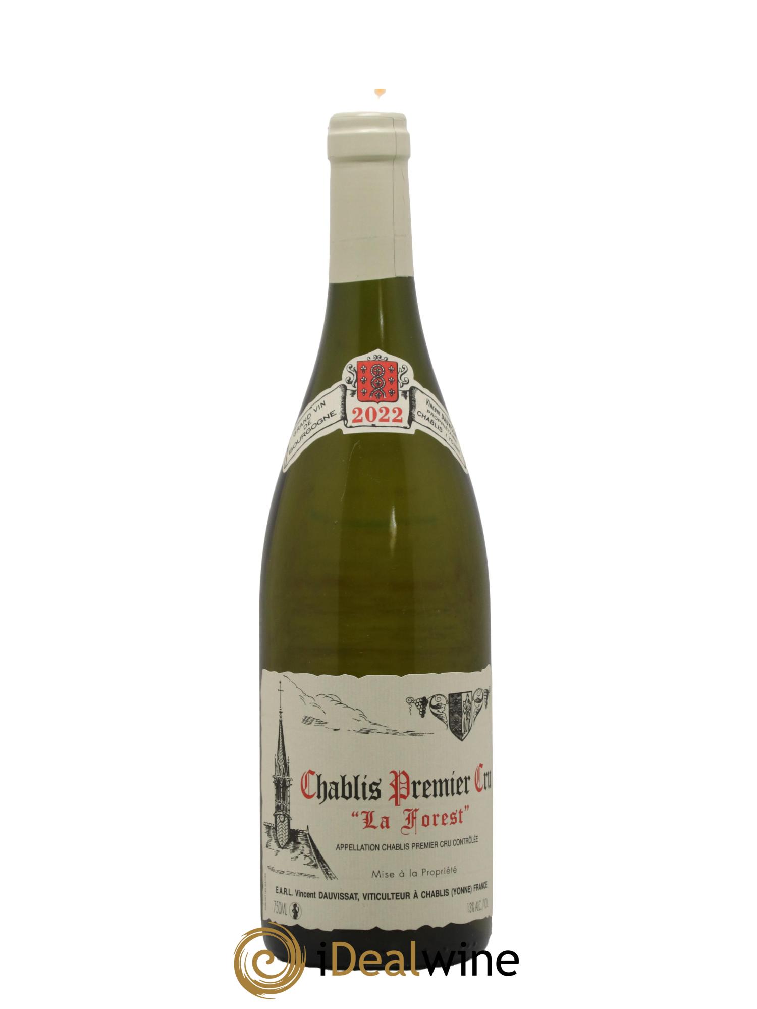 Chablis 1er Cru La Forest Vincent Dauvissat (Domaine) 2022 - Lot de 1 bouteille - 0