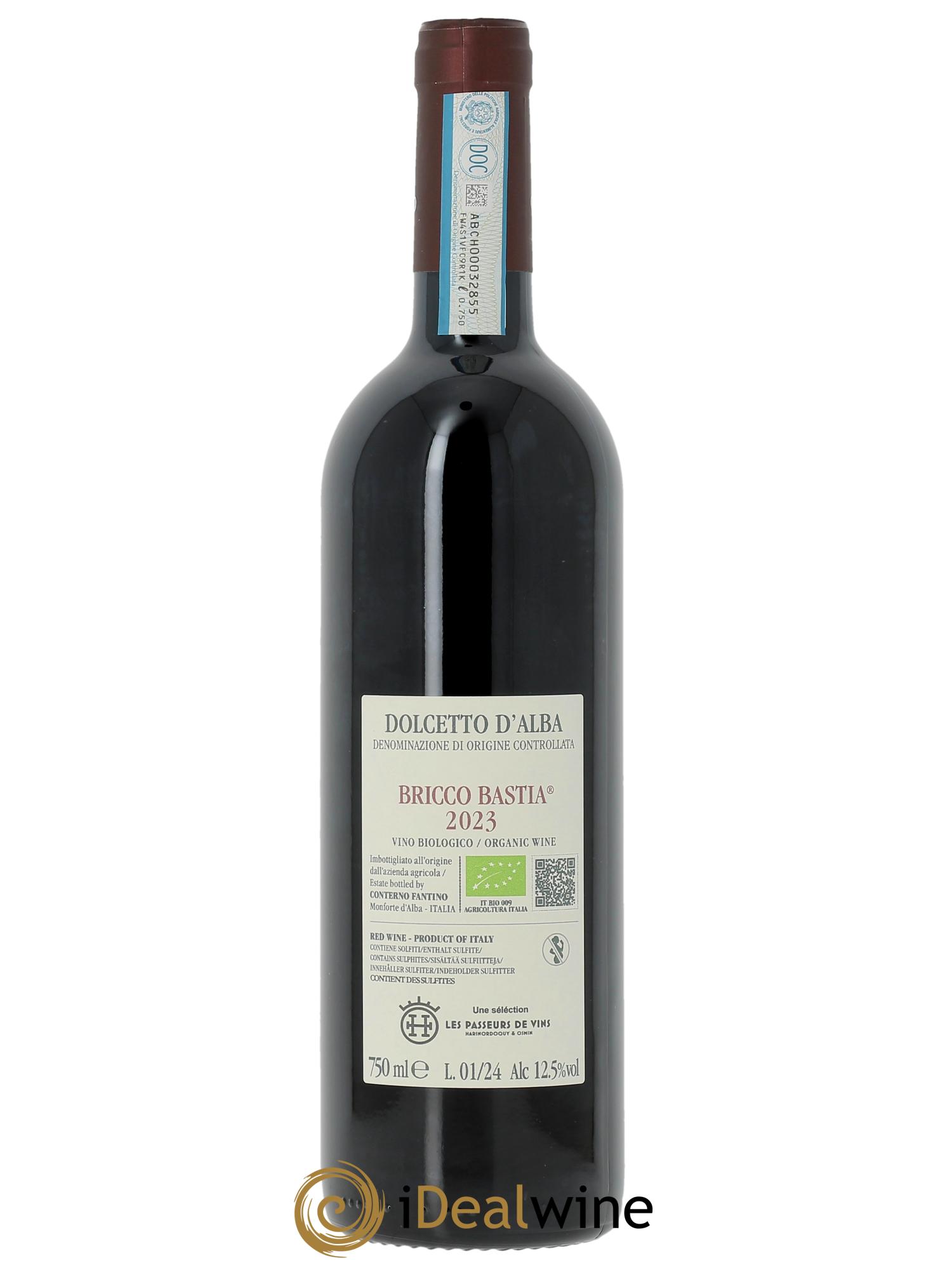 Dolcetto d'Alba DOC Bricco Bastia Conterno Fantino  2023 - Lot of 1 bottle - 1