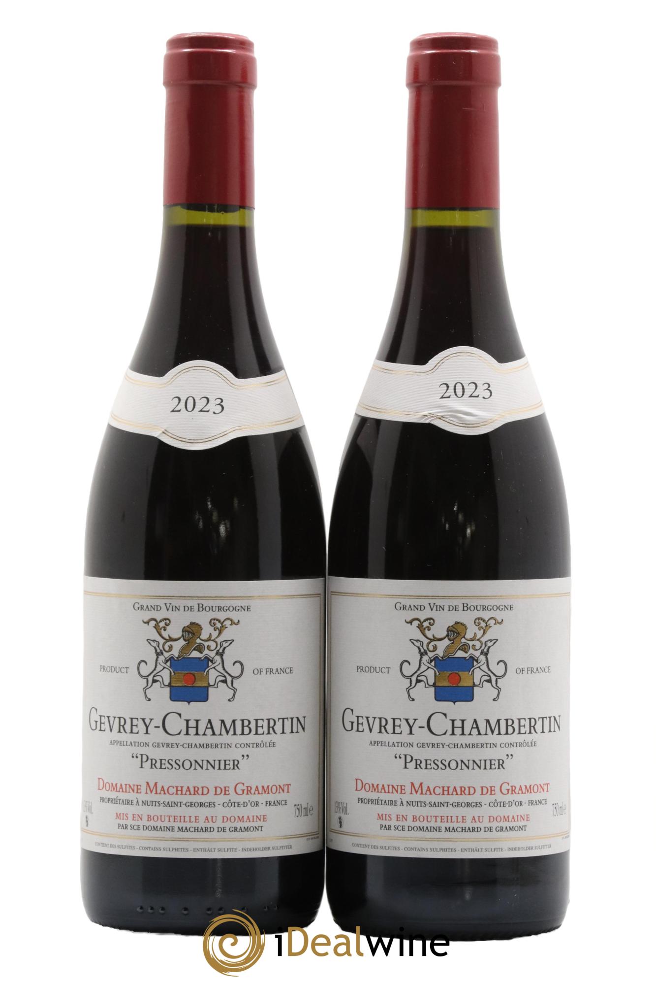 Gevrey-Chambertin Pressonnier Machard De Gramont 2023 - Lot de 2 bouteilles - 0