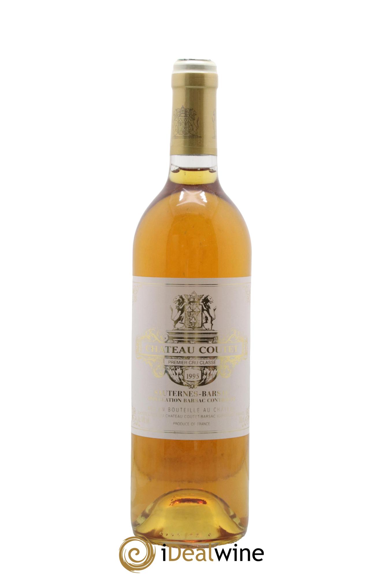 Château Coutet 1er Grand Cru Classé 1995 - Lotto di 1 bottiglia - 0