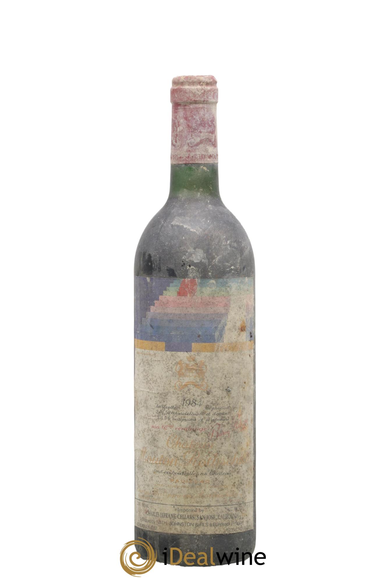 Château Mouton Rothschild 1er Grand Cru Classé 1984 - Lotto di 1 bottiglia - 0