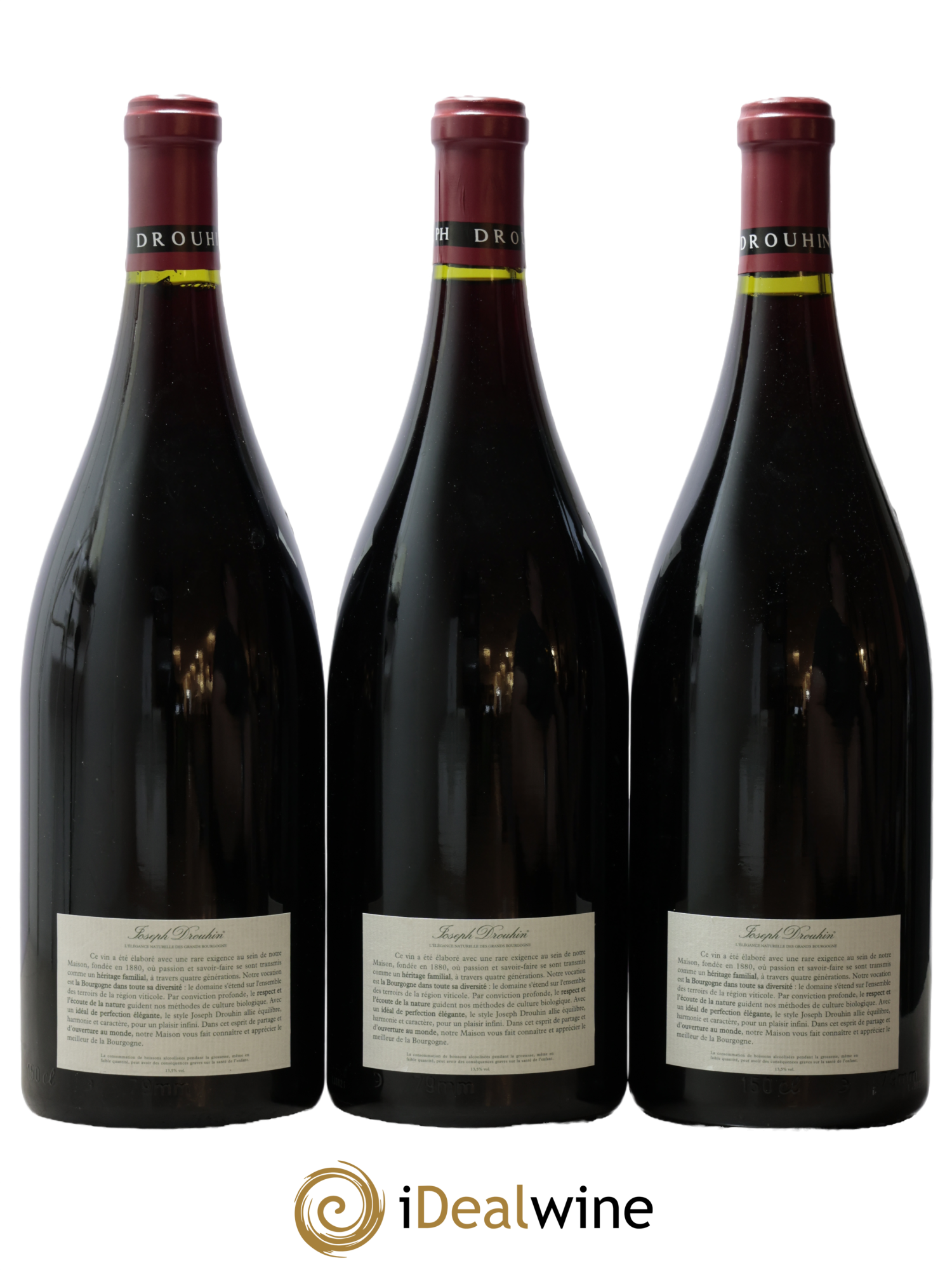 Clos de Vougeot Grand Cru Joseph Drouhin 1999 - Lot of 3 magnums - 1
