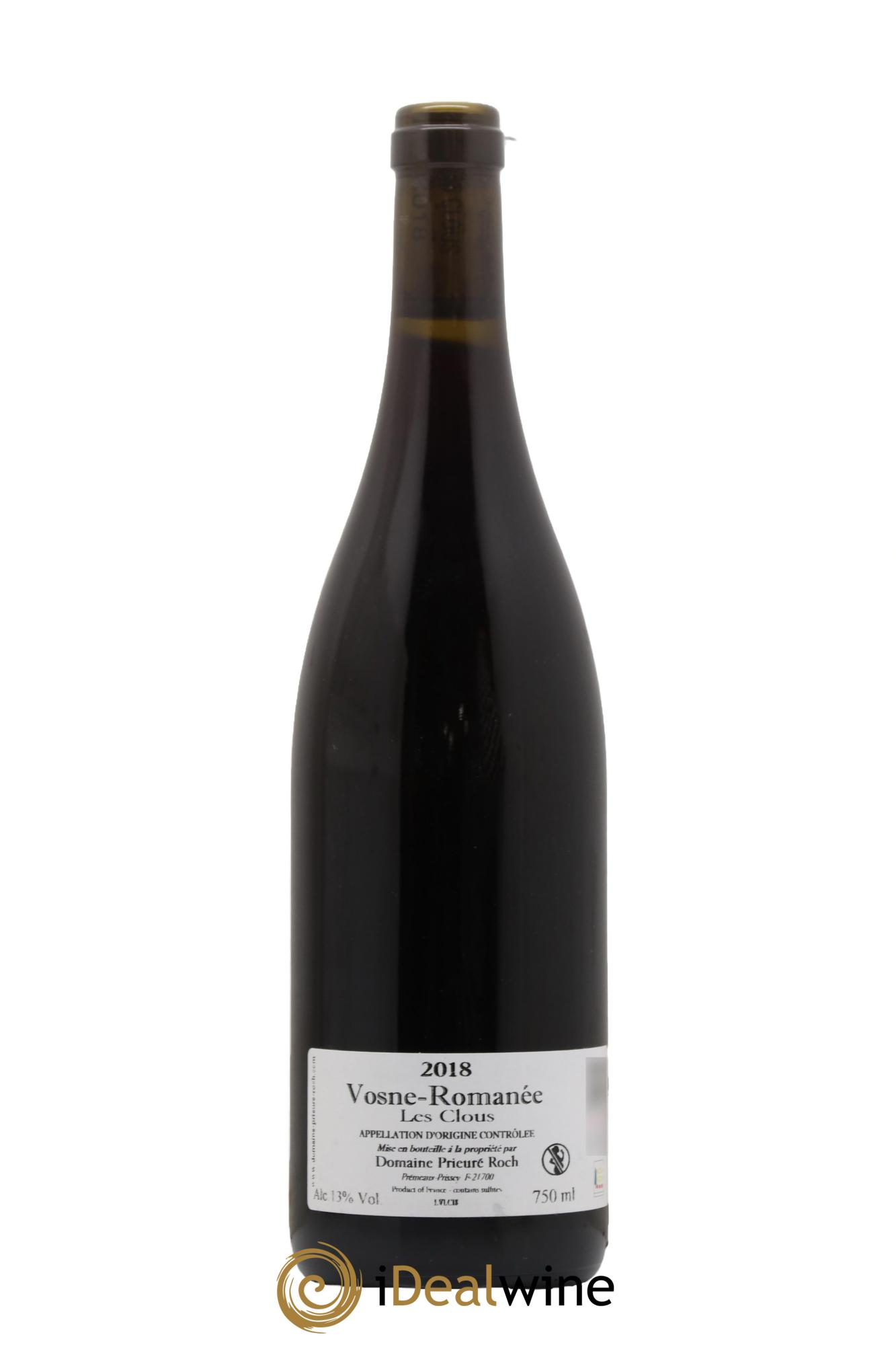 Vosne-Romanée Les Clous Prieuré Roch 2018 - Posten von 1 Flasche - 1