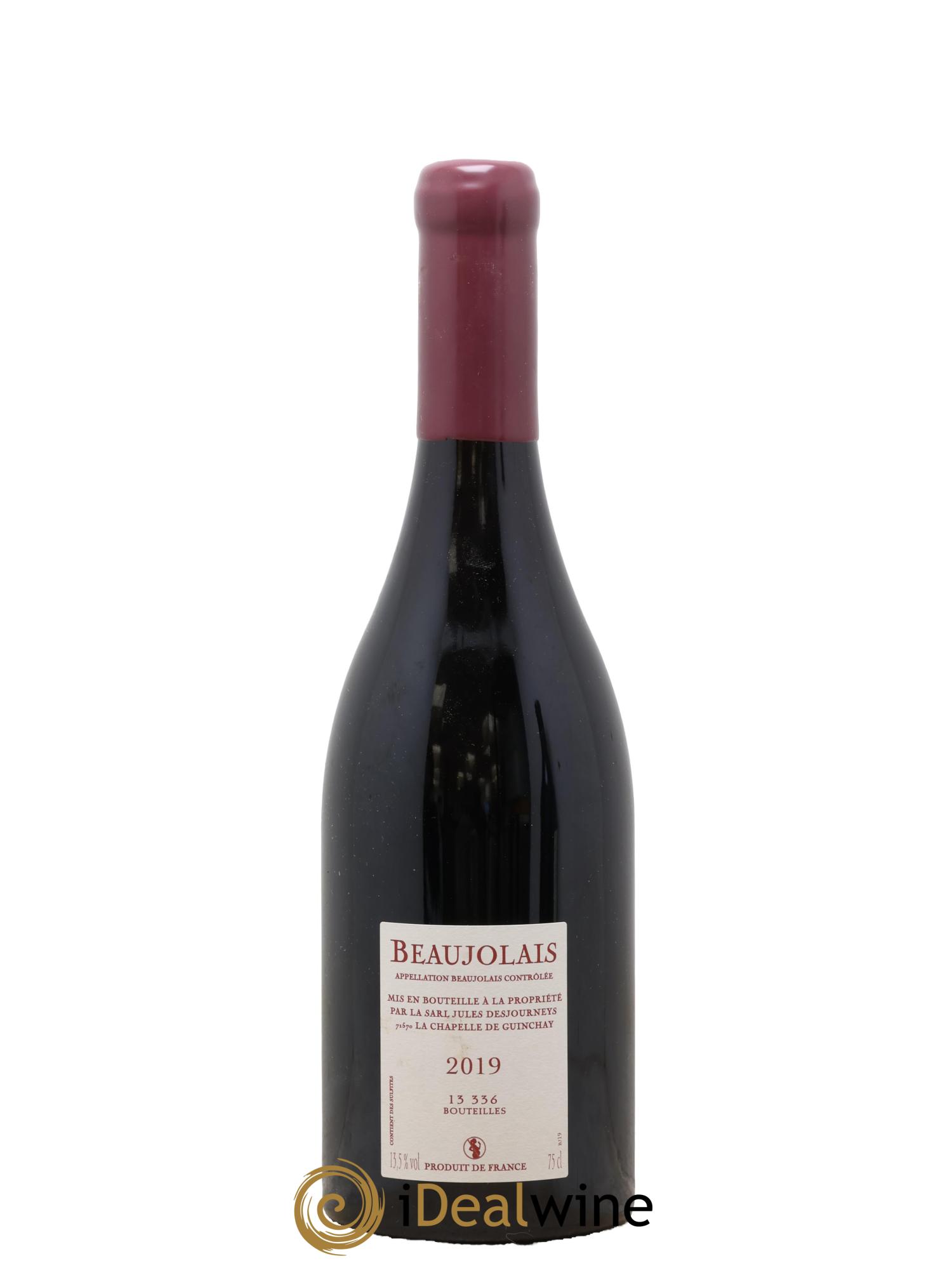 Beaujolais Jules Desjourneys 2019 - Posten von 1 Flasche - 1