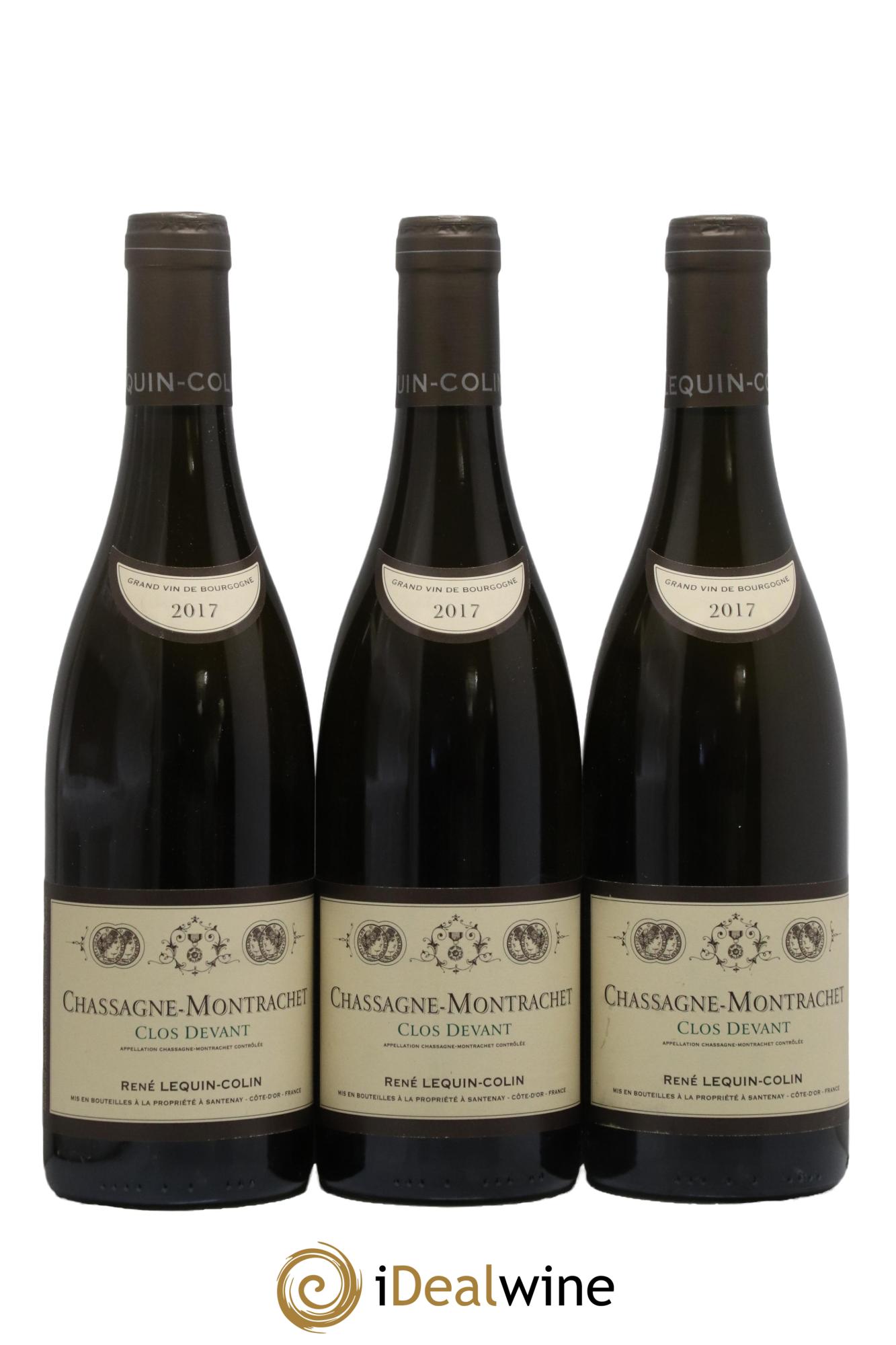 Chassagne-Montrachet Clos Devant René Lequin-Colin Clos Devant René Lequin-Colin 2017 - Lot de 3 bouteilles - 0