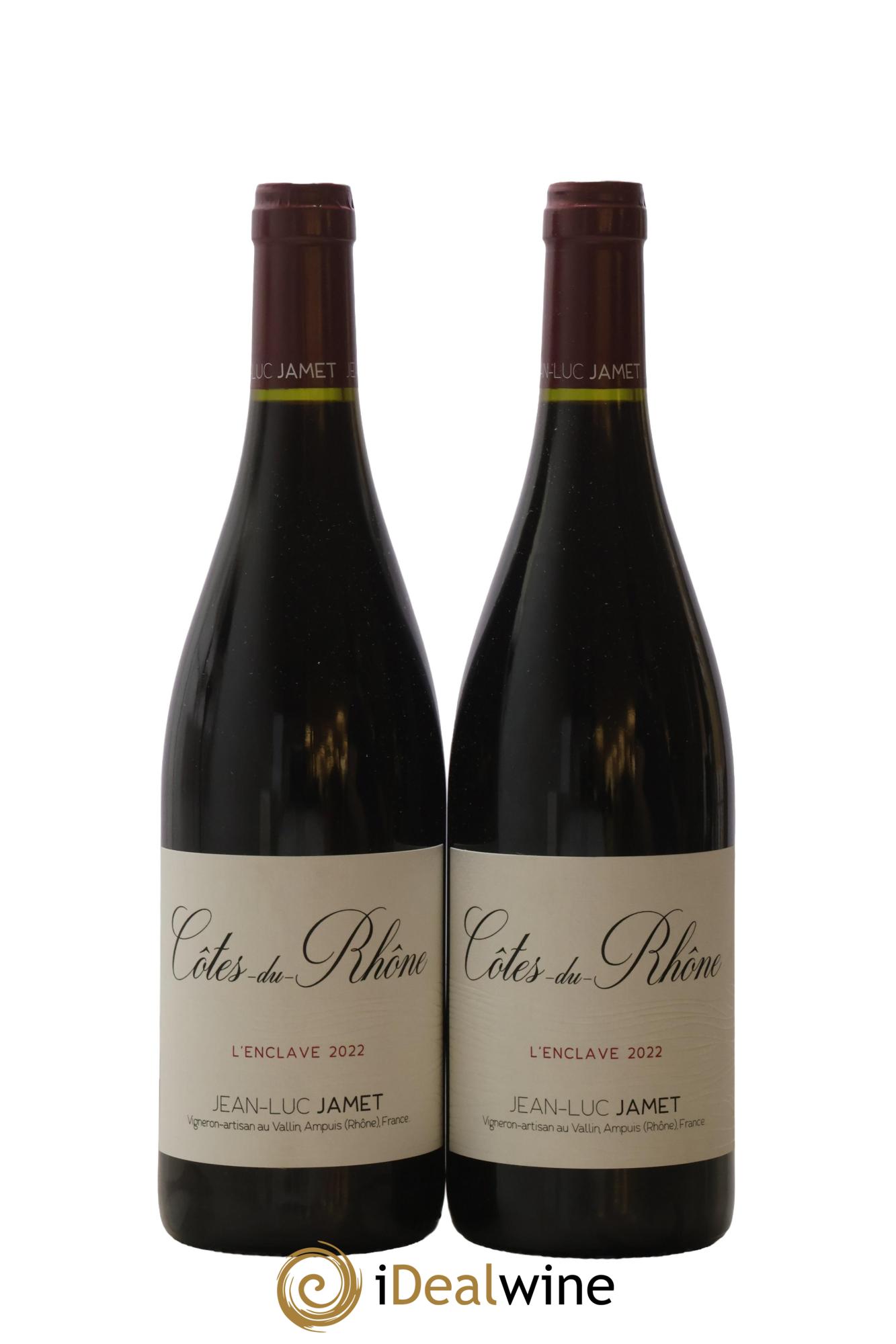 Côtes-du-Rhône L'Enclave Jean-Luc Jamet 2022 - Lot de 2 bouteilles - 0