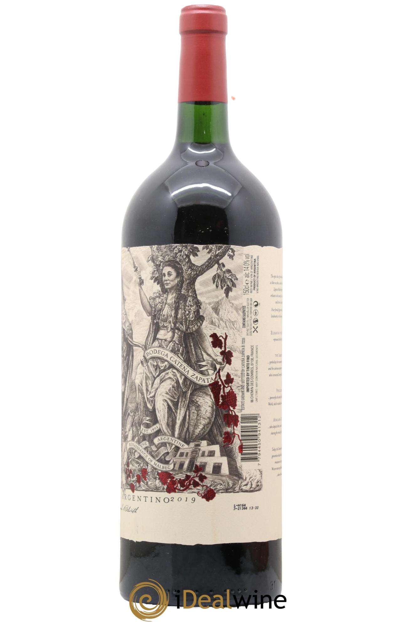 Mendoza Catena Zapata Malbec Argentino 2019 - Lot of 1 magnum - 1