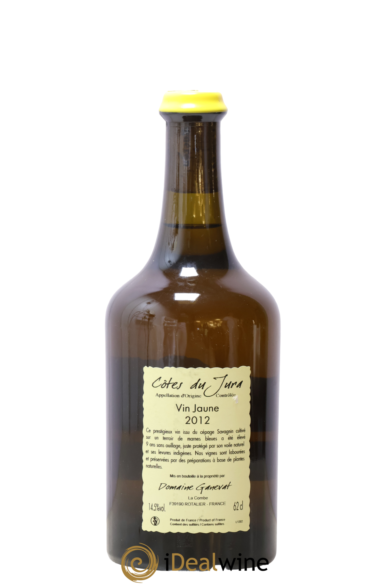 Côtes du Jura Vin Jaune Jean-François Ganevat (Domaine) 2012 - Lot de 1 clavelin - 1