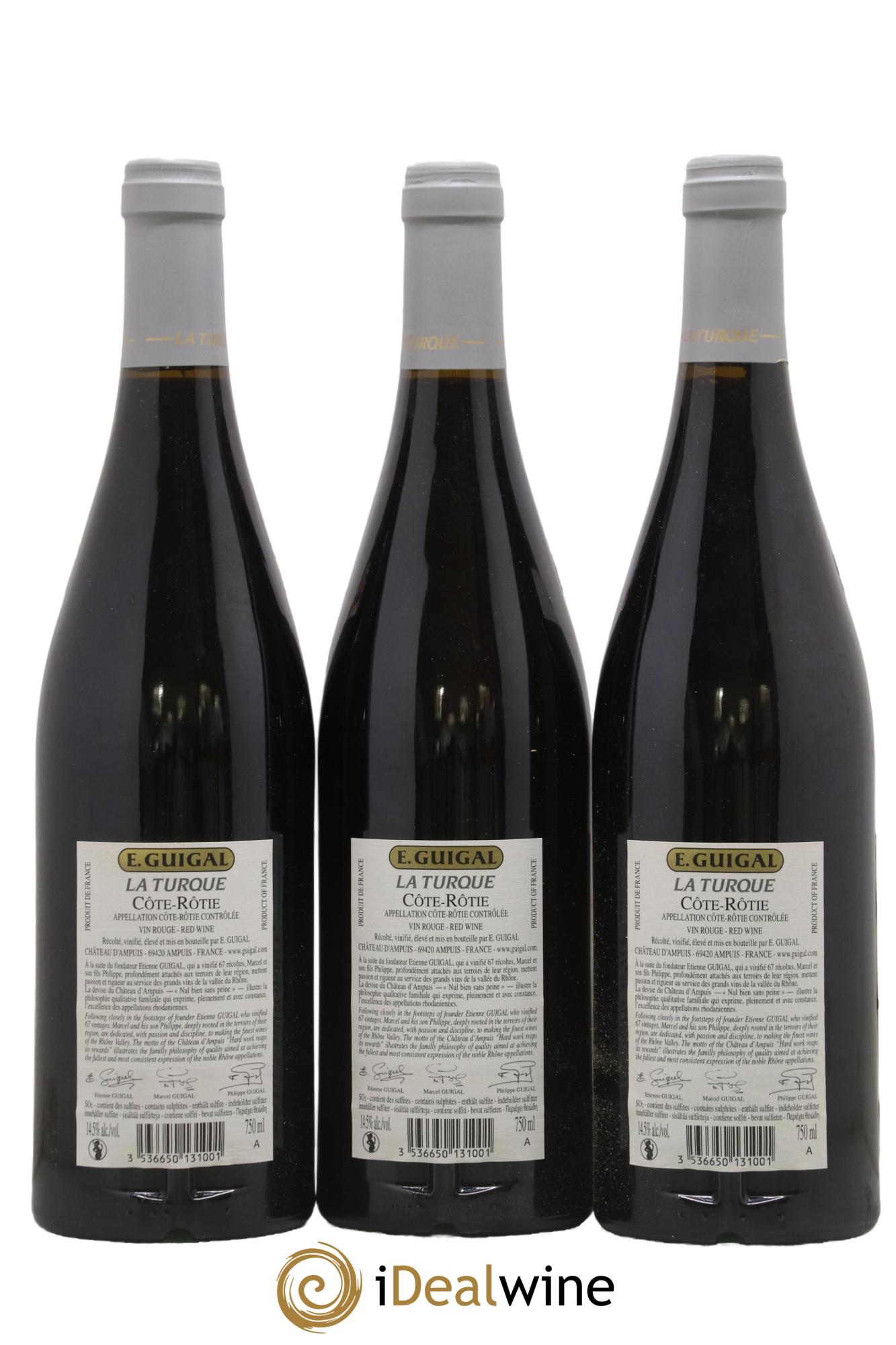 Côte-Rôtie La Turque Guigal 2018 - Lot de 6 bouteilles - 4