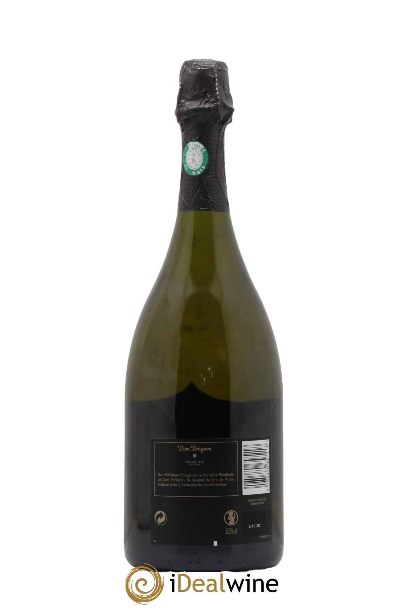 Brut Dom Pérignon 2008 - Lot de 1 bouteille - 1