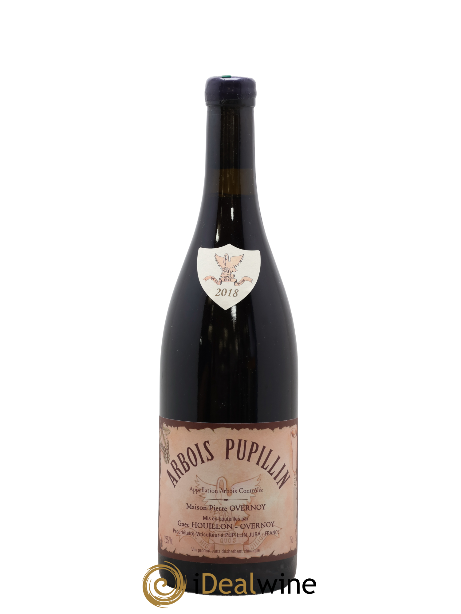 Arbois-Pupillin Ploussard Trousseau (cire violette) Overnoy-Houillon (Domaine) 2018 - Lot de 1 bouteille - 0