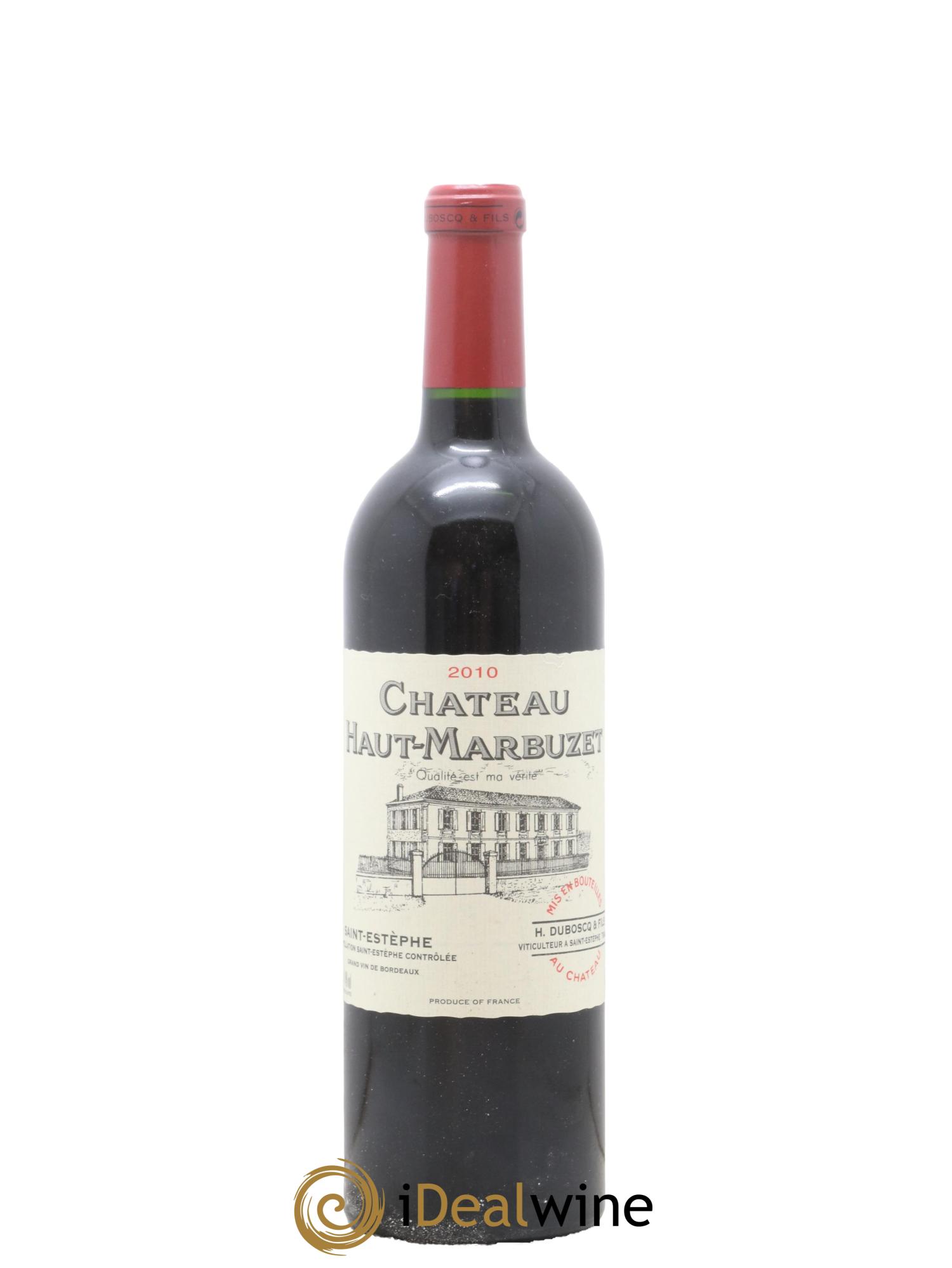 Château Haut Marbuzet 2010 - Lot de 1 bouteille - 0