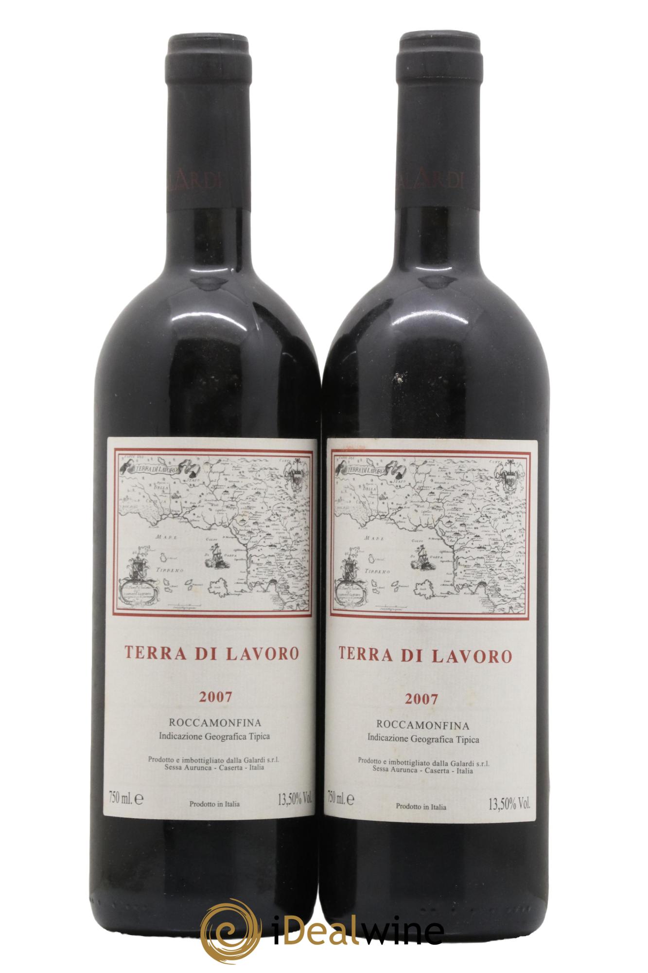 Roccamonfina IGT Terra di Lavoro Galardi 2007 - Lot de 2 bouteilles - 0