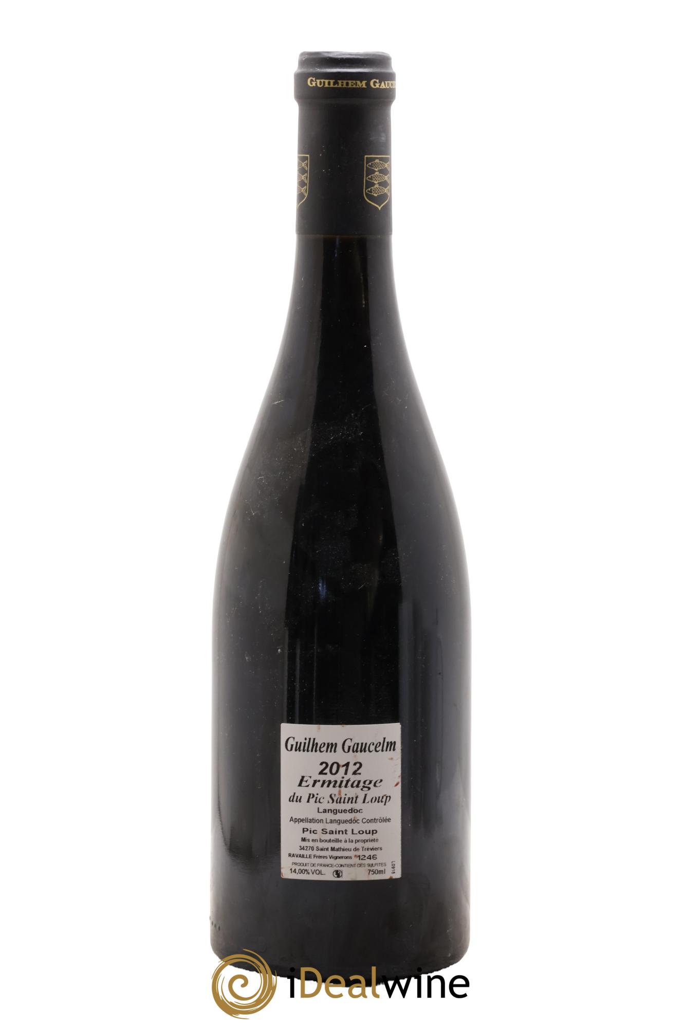 Pic Saint-Loup Héritage du Pic Saint-Loup (anciennement Ermitage) Guilhem Gaucelm 2012 - Posten von 1 Flasche - 1