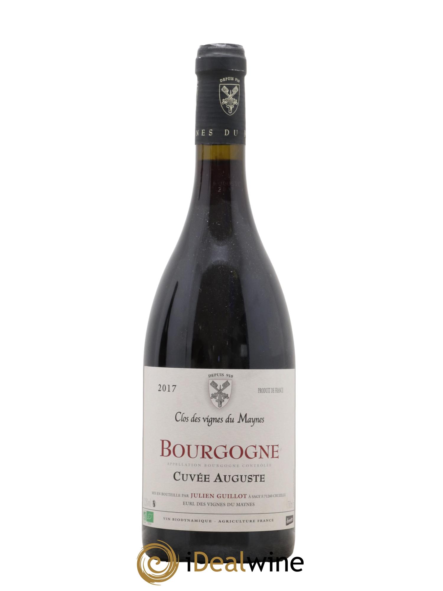 Bourgogne Cuvée Auguste Les Vignes du Maynes 2017 - Lot de 1 bouteille - 0