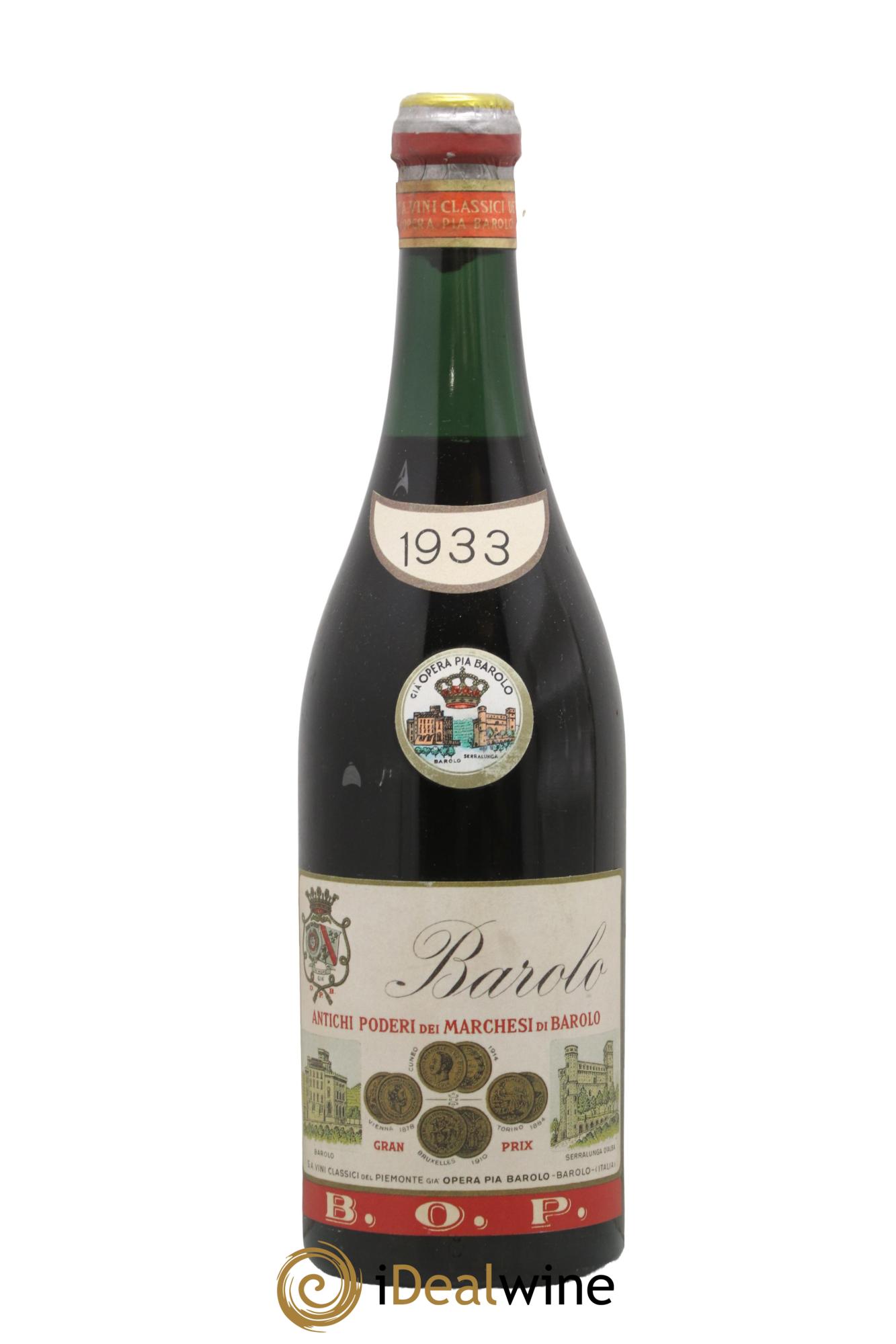 Barolo DOCG Marchesi di Barolo 1933 - Lot de 1 bouteille - 0