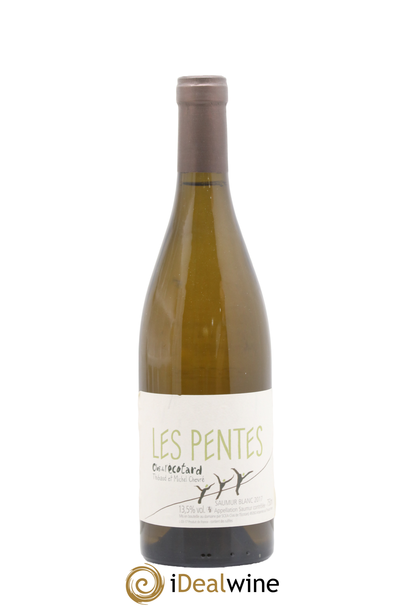 Saumur Les Pentes De L'Ecotard Thibaud Et Michel Chevre 2017 - Lot de 1 bouteille - 0