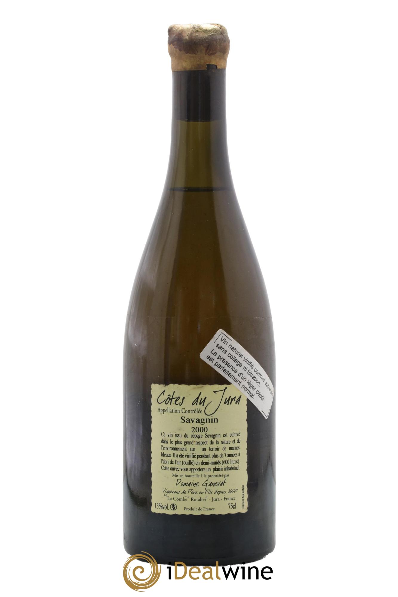 Côtes du Jura Les Vignes de mon Père Jean-François Ganevat (Domaine) 2000 - Lot de 1 bouteille - 1