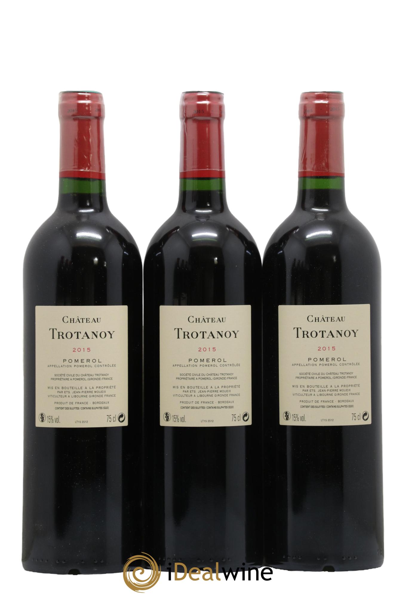 Château Trotanoy 2015 - Lot de 6 bouteilles - 2