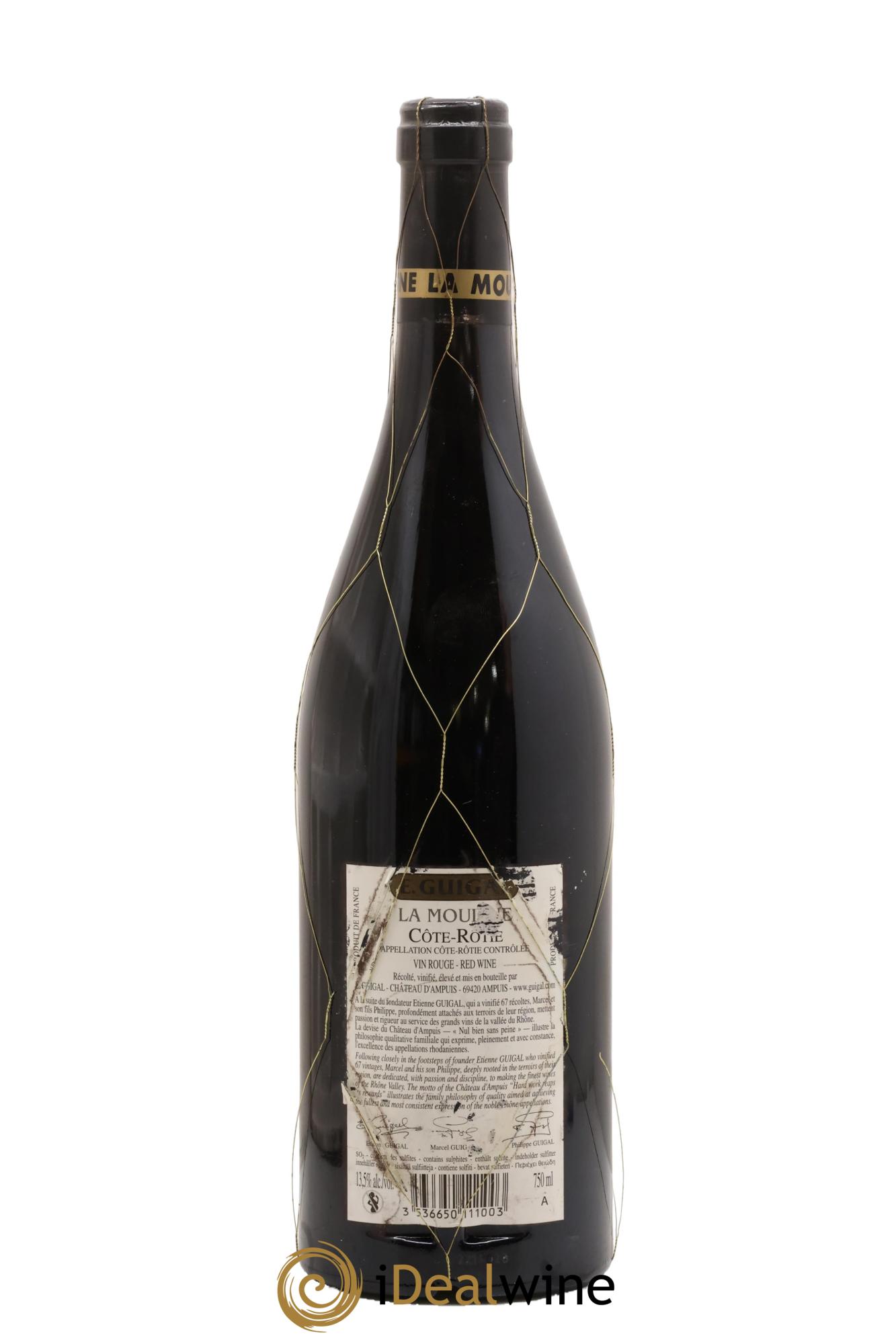 Côte-Rôtie La Mouline Guigal 2010 - Posten von 1 Flasche - 1