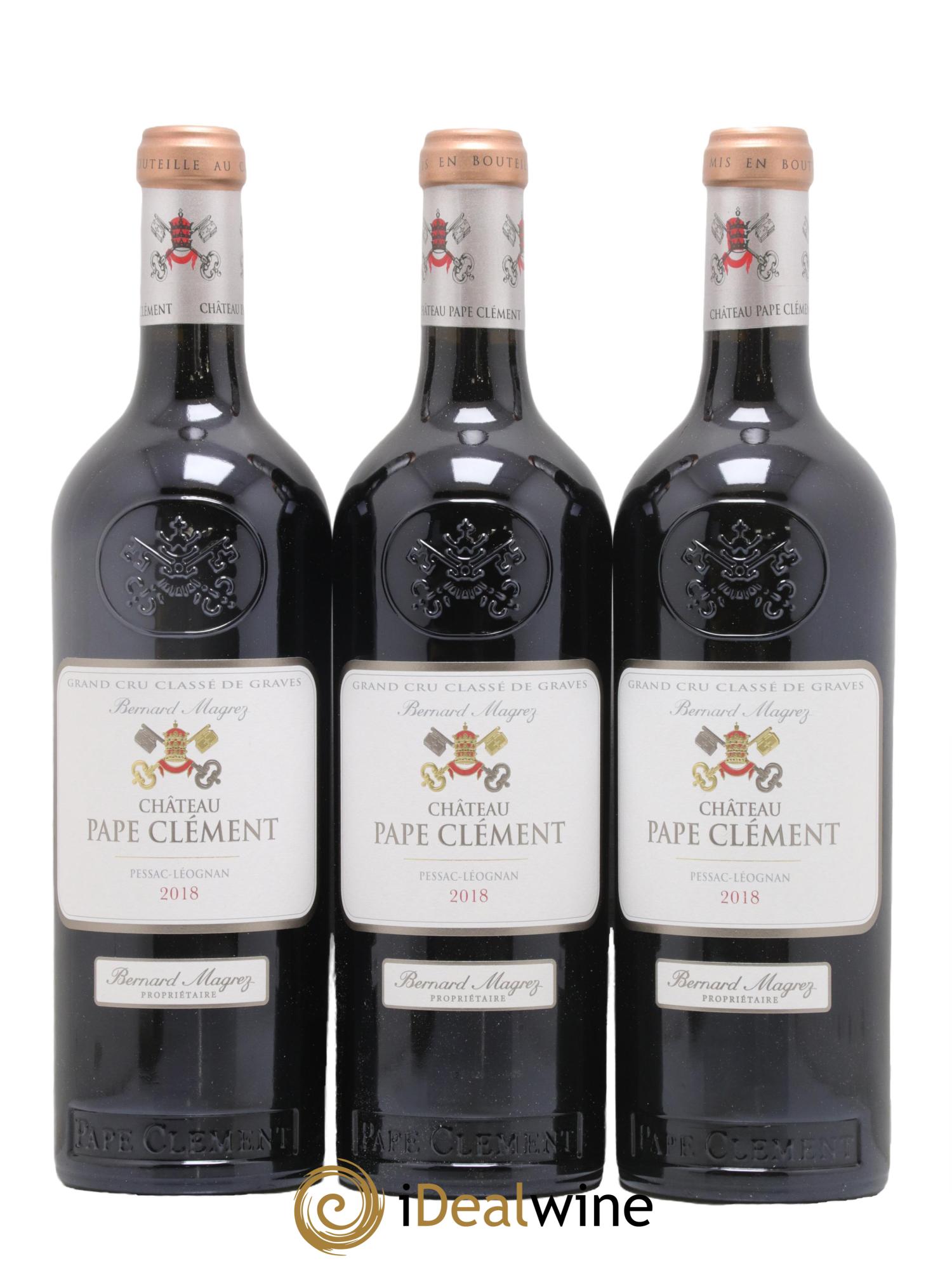 Château Pape Clément Cru Classé de Graves  2018 - Posten von 6 Flaschen - 1