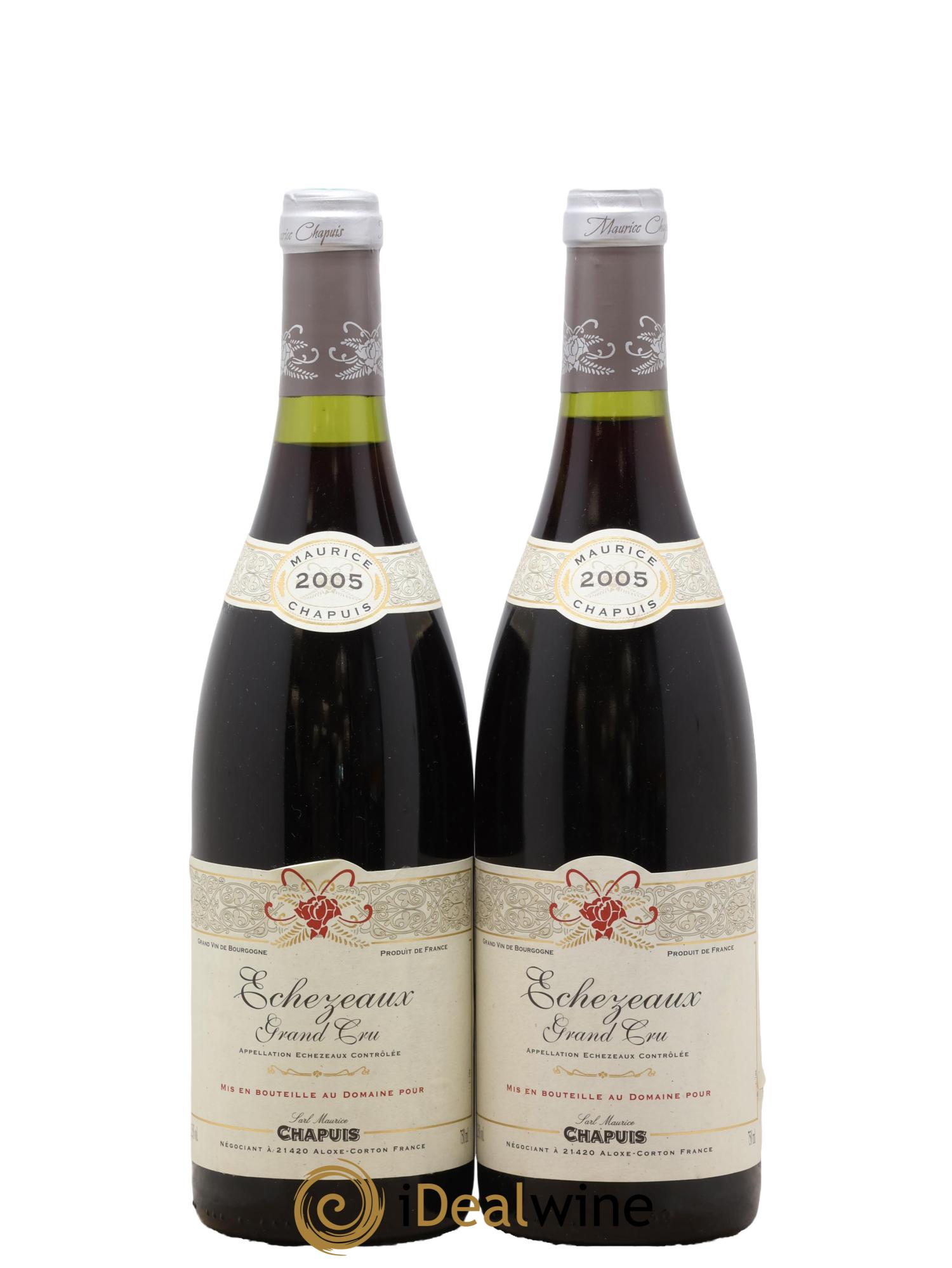 Echezeaux Grand Cru Chapuis 2005 - Lot de 2 bouteilles - 0