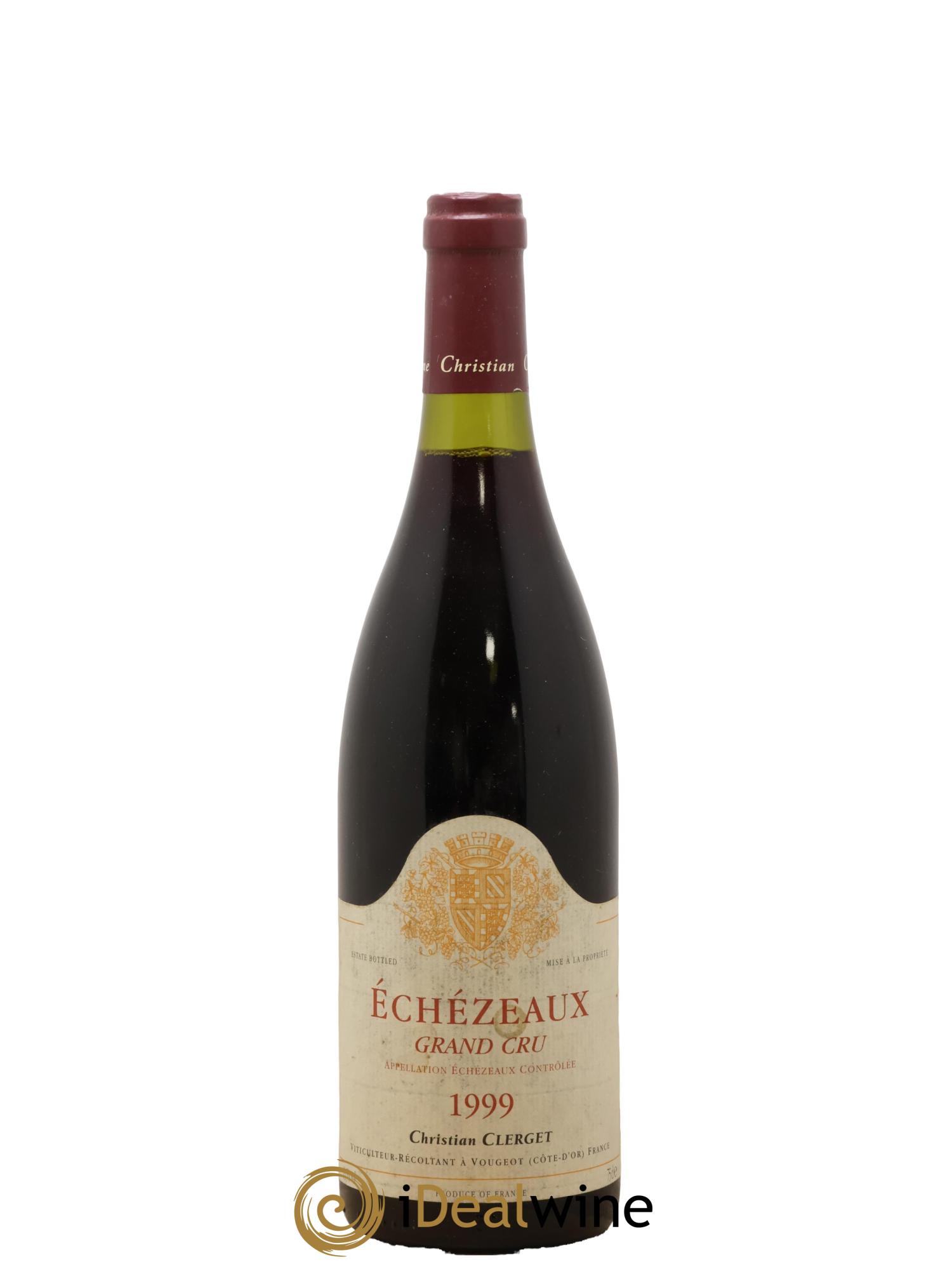 Echezeaux Grand Cru Christian Clerget 1999 - Lot de 1 bouteille - 0