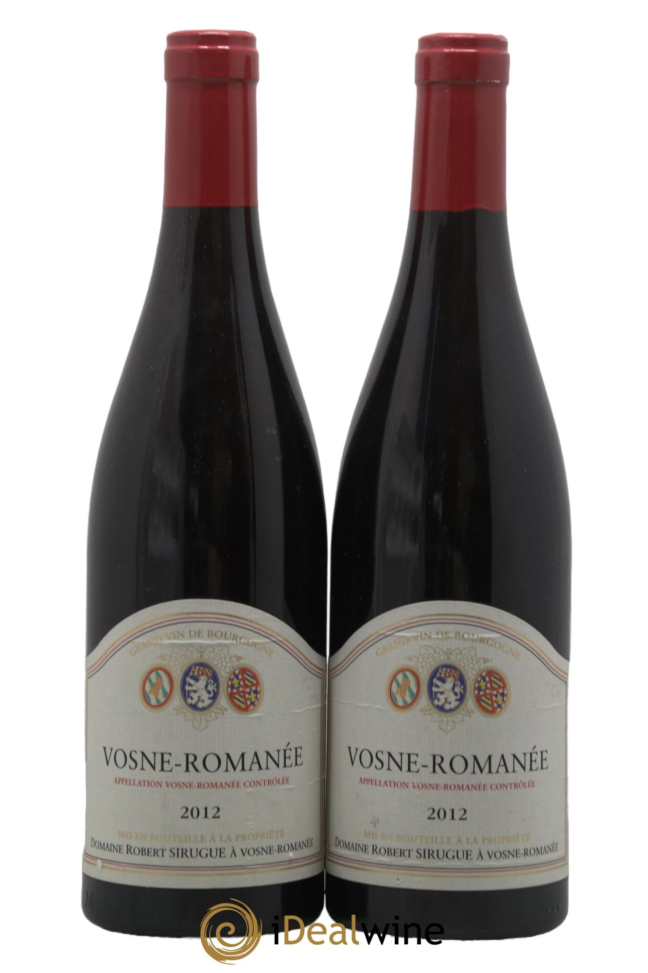 Vosne-Romanée Robert Sirugue (Domaine) 2012 - Posten von 2 Flaschen - 0