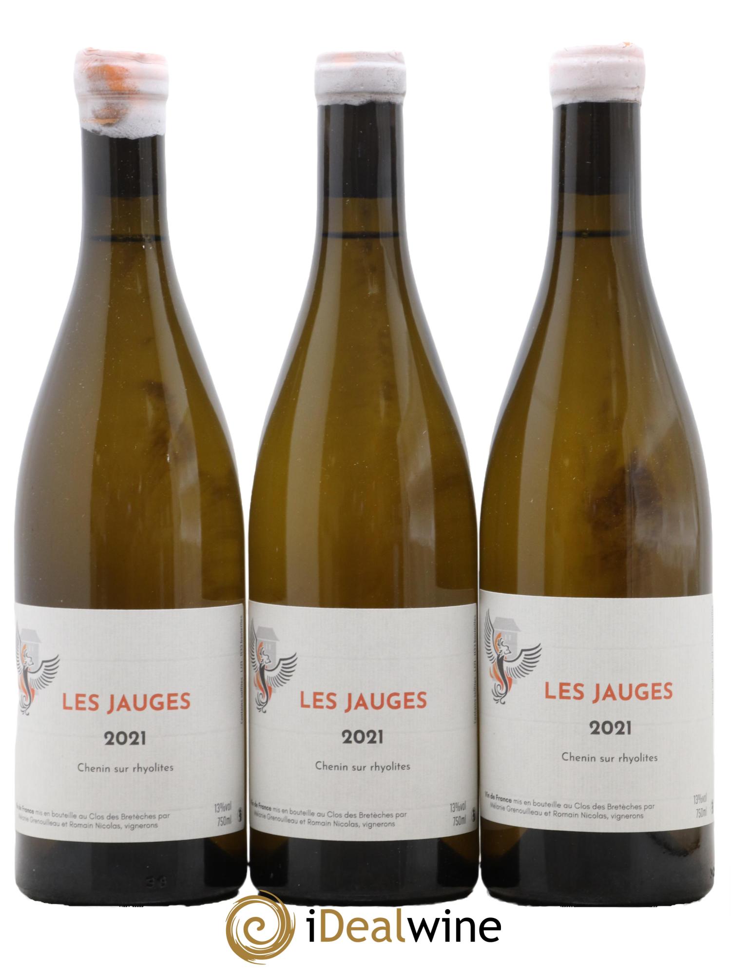 Vin de France Les Jauges Clos Des Bretèches 2021 - Lot de 3 bouteilles - 0