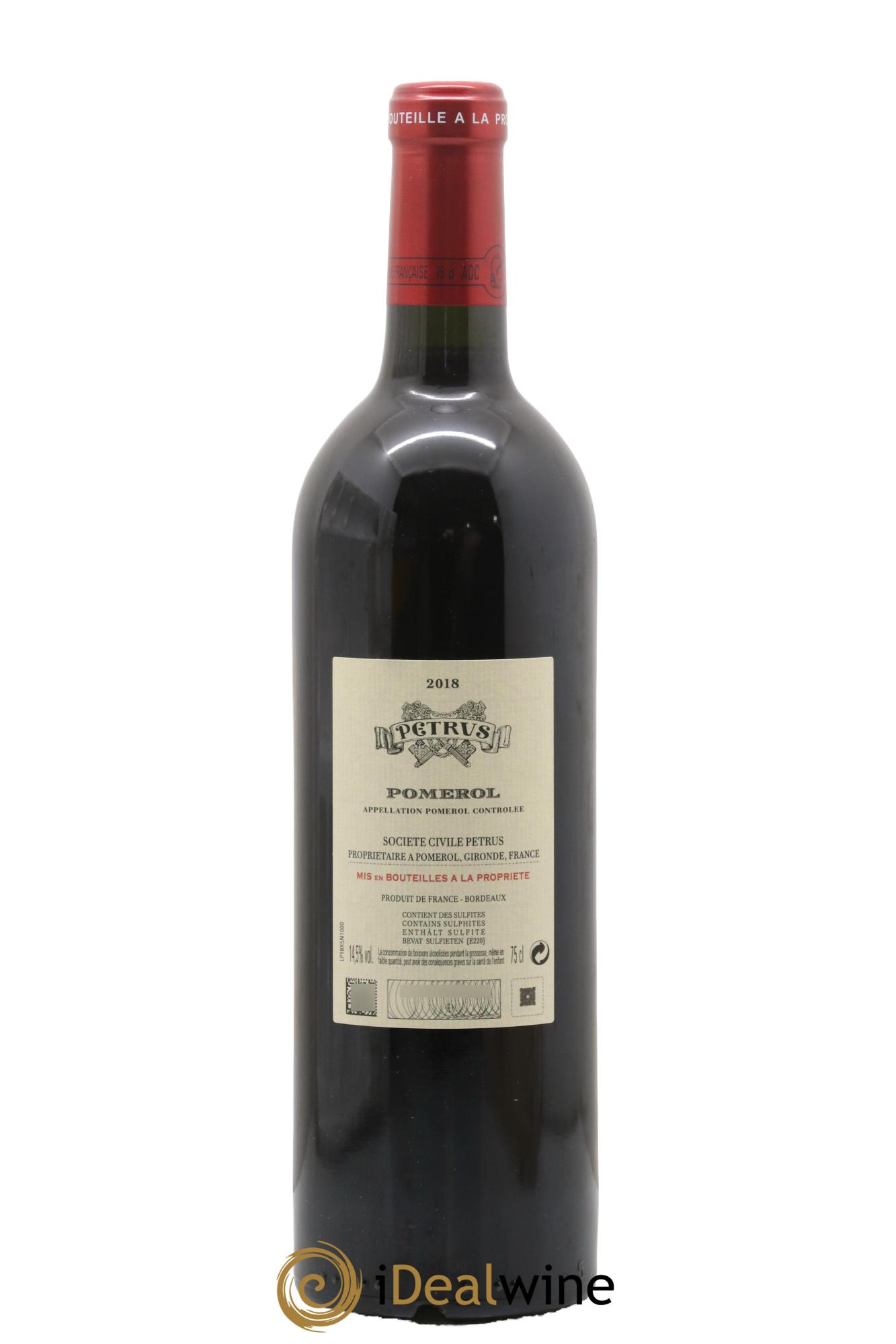 Petrus 2018 - Lot of 1 bottle - 2