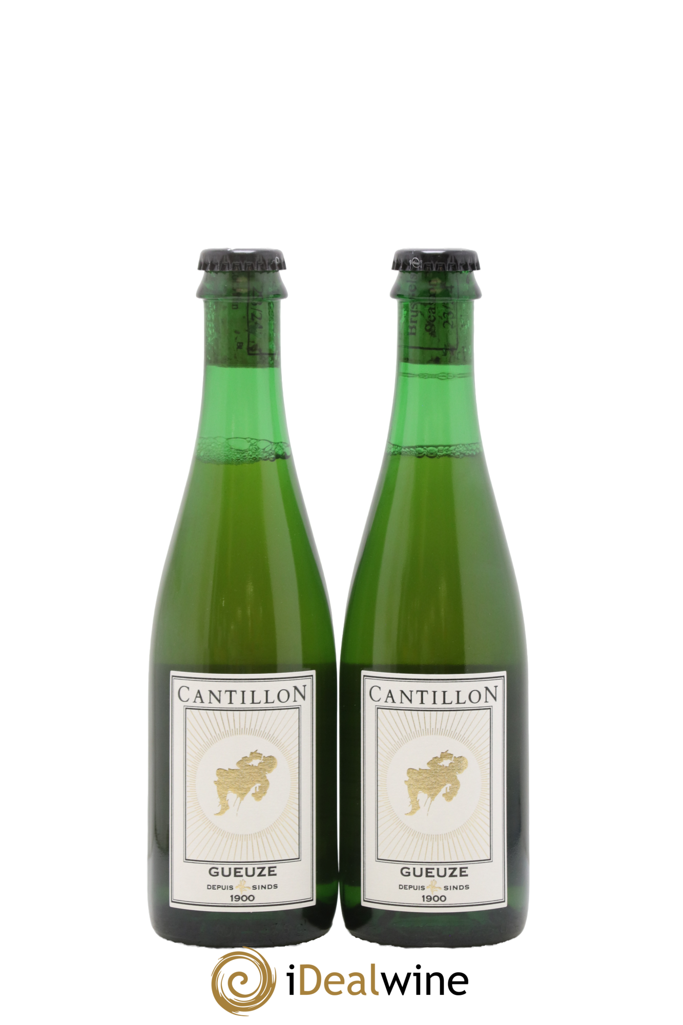 Bière Gueuze Cantillon Lambic Bio new label (bottled 2024) - Lotto di 2 mezze bottiglie - 0