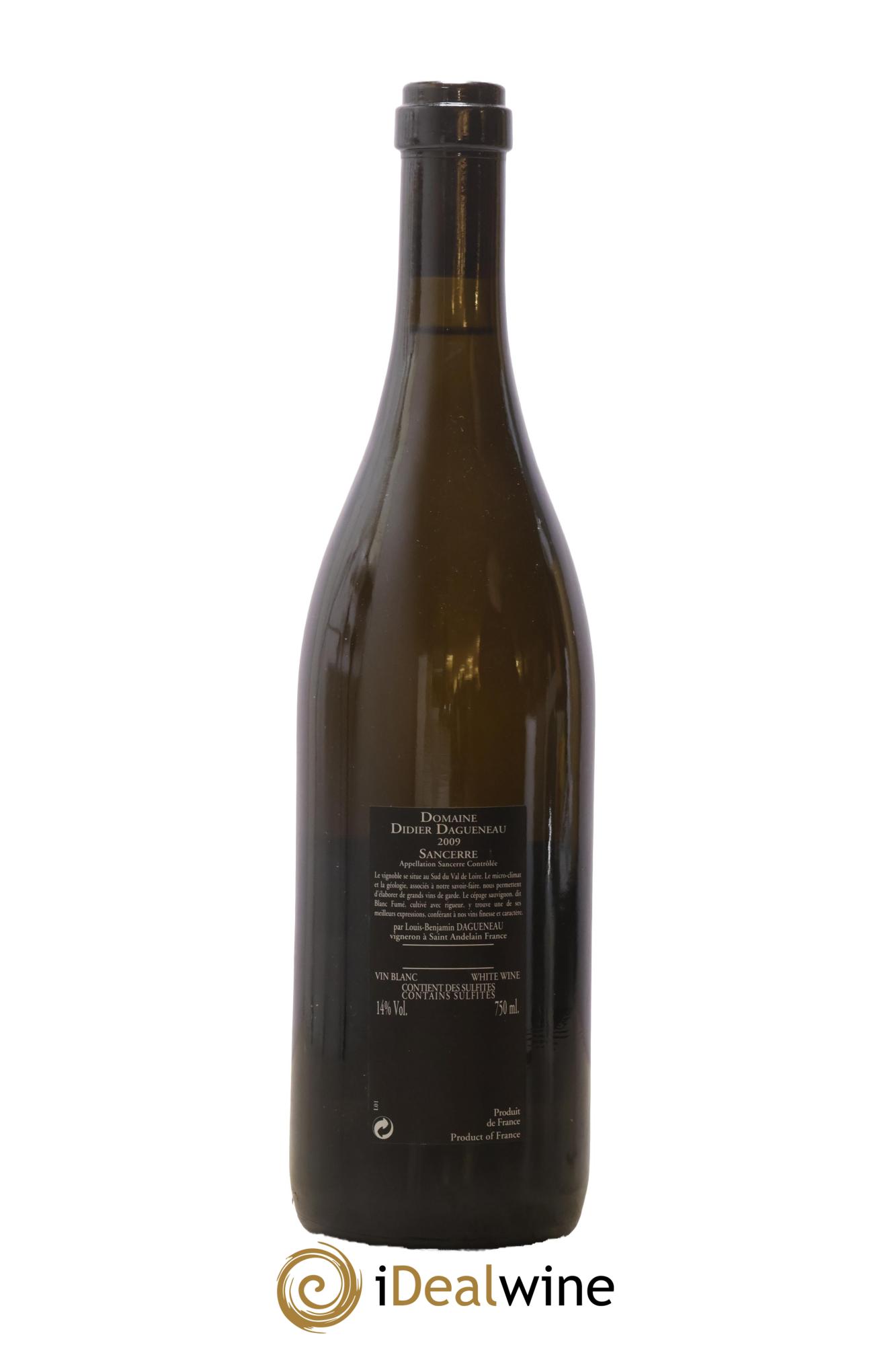 Sancerre Le Mont Damné Chavignol Dagueneau (Domaine Didier - Louis-Benjamin) 2009 - Lotto di 1 bottiglia - 1