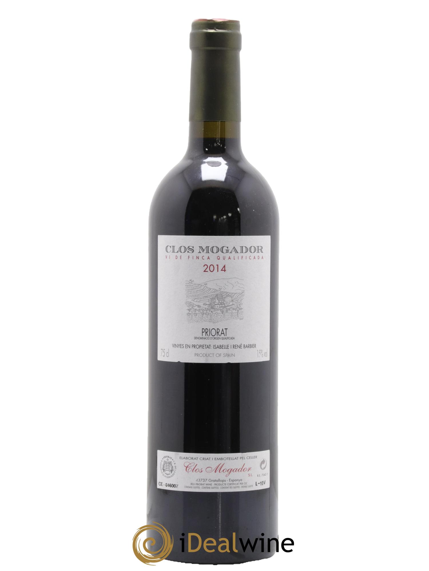 Priorat Clos Mogador DOCA René Barbier 2014 - Lot of 1 bottle - 0