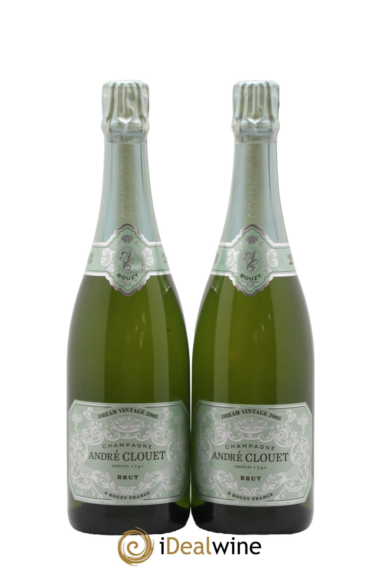 Champagne André Clouet 2008 - Lot de 2 bouteilles - 0
