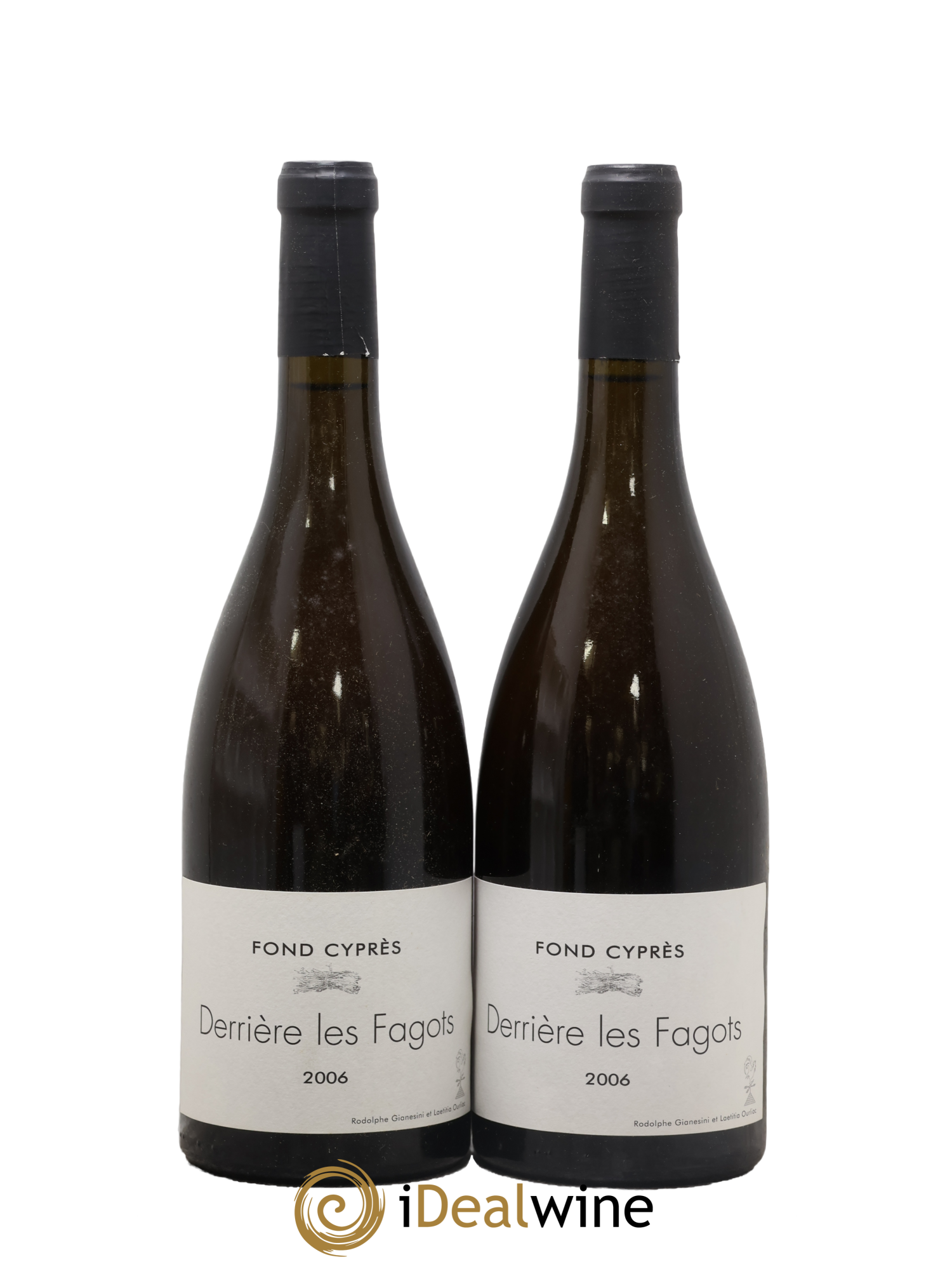Vin de France Derrière Les Fagots Fond Cyprès 2006 - Lot of 2 bottles - 0