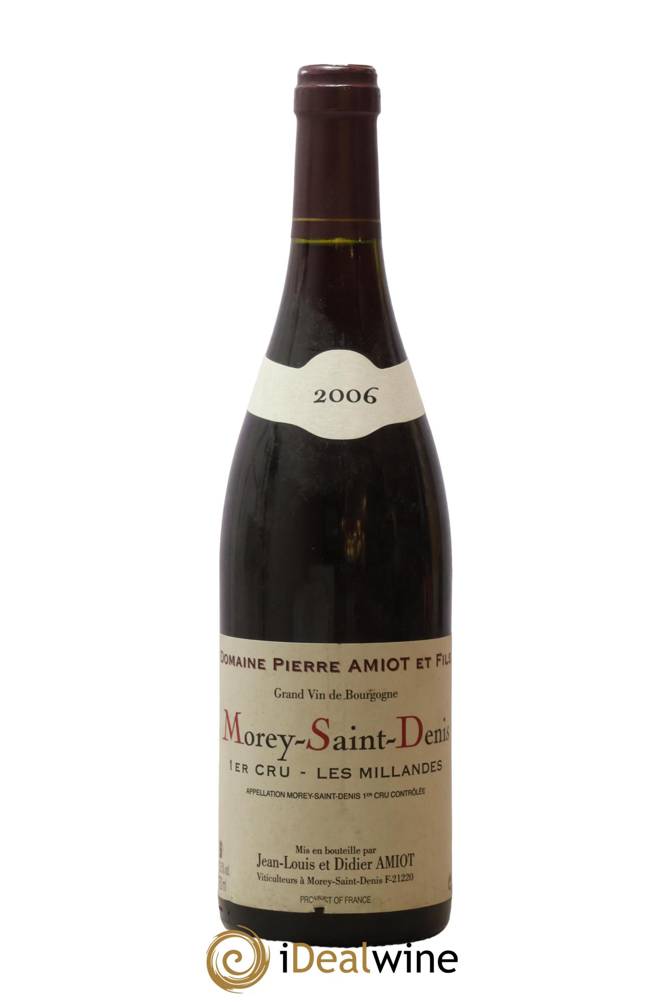 Morey-Saint-Denis 1er Cru Les Millandes Pierre Amiot et Fils (Domaine) 2006 - Lotto di 1 bottiglia - 0