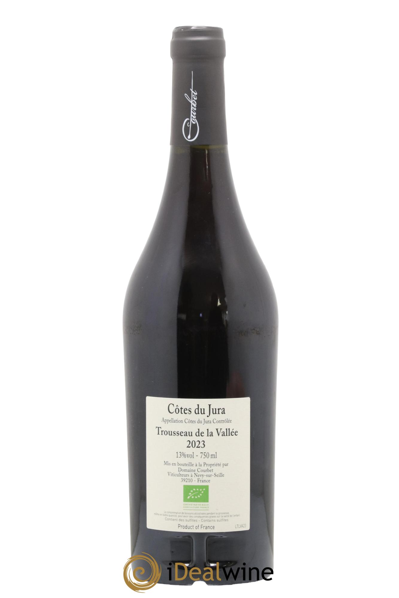 Côtes du Jura Trousseau de la Vallée Domaine Courbet 2023 - Lot of 1 bottle - 1