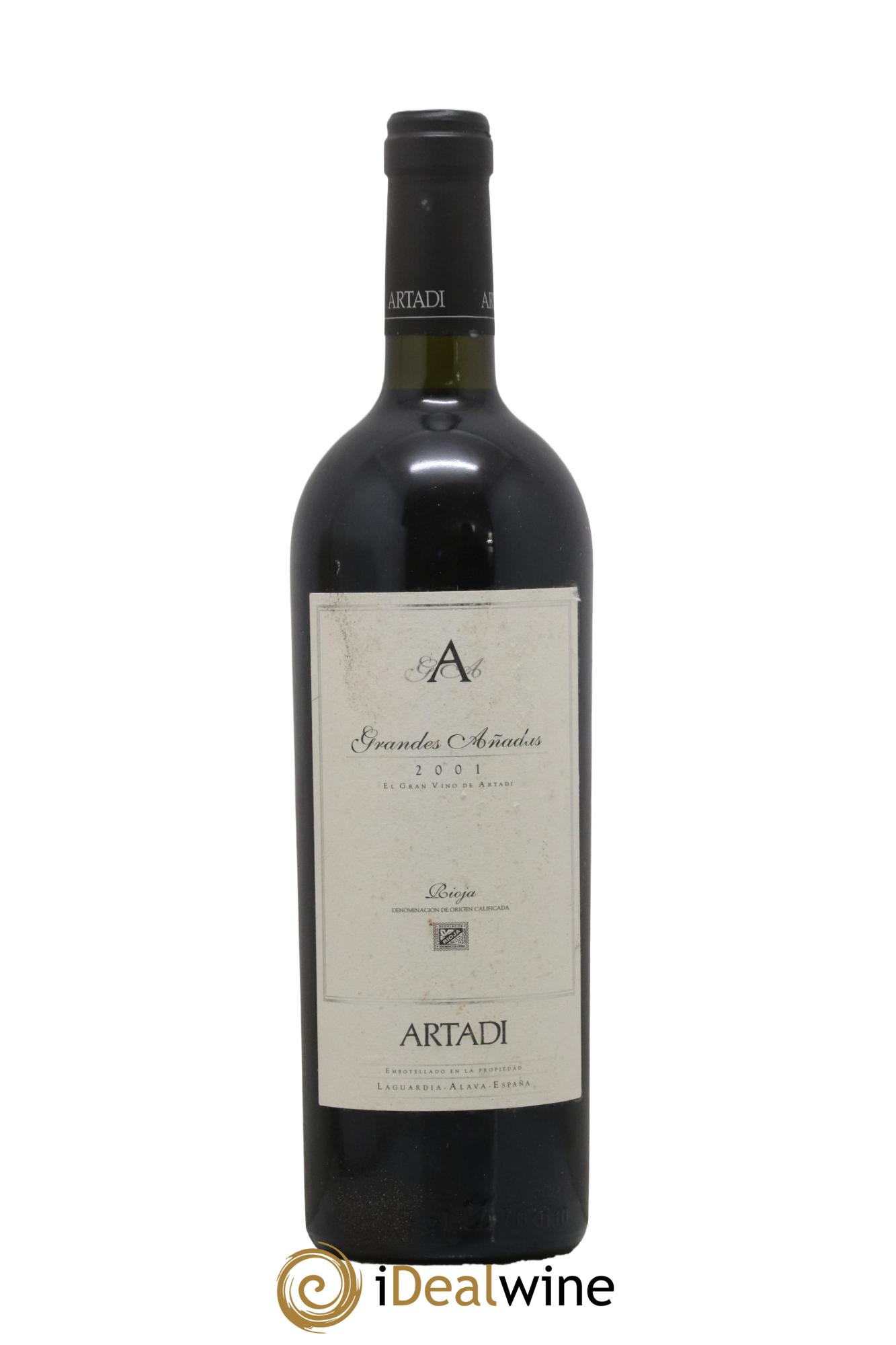 Rioja DOCA Grandes Añadas Artadi 2001 - Posten von 1 Flasche - 0