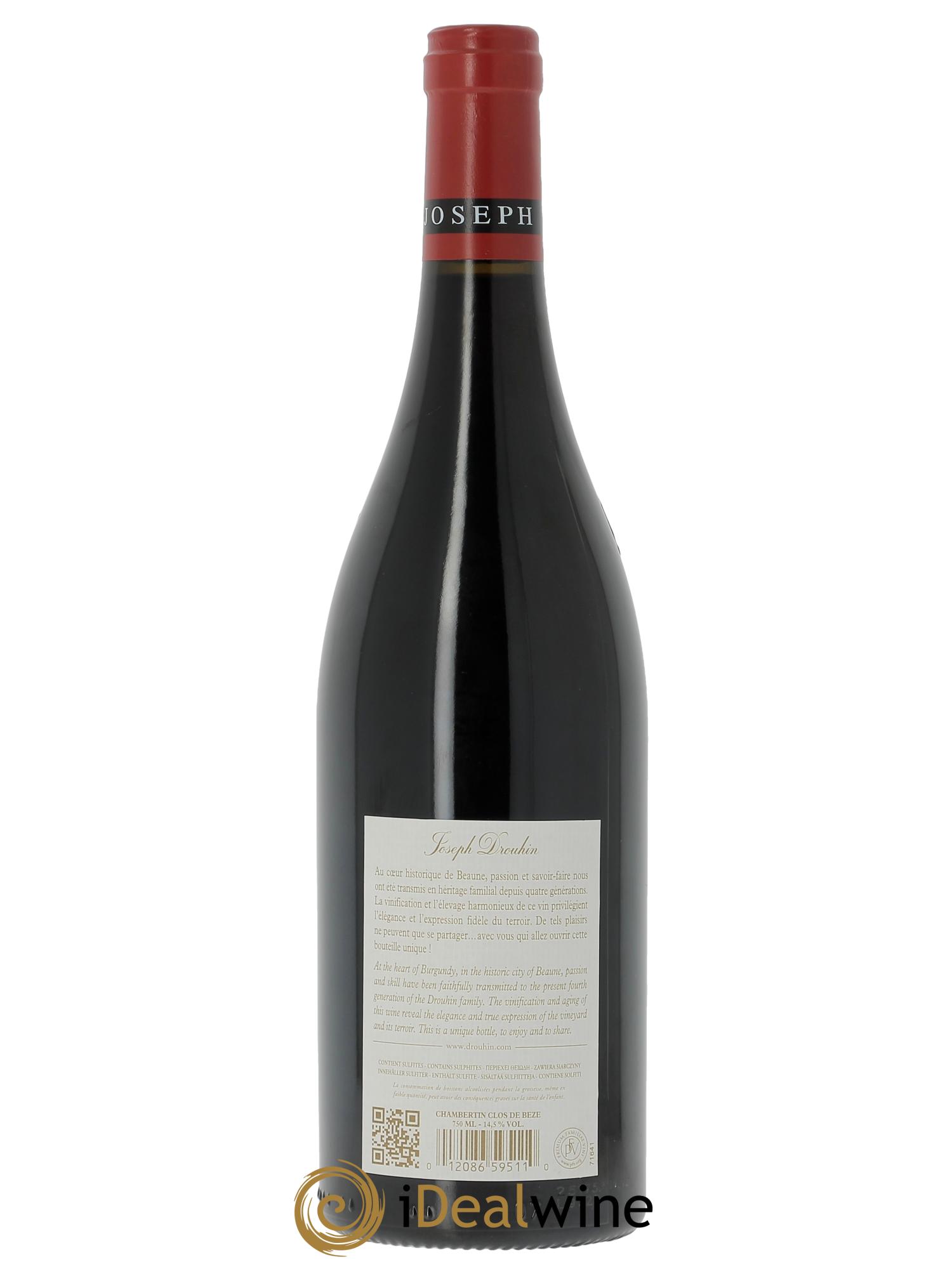 Chambertin Clos de Bèze Grand Cru Joseph Drouhin 2023 - Lotto di 1 bottiglia - 1