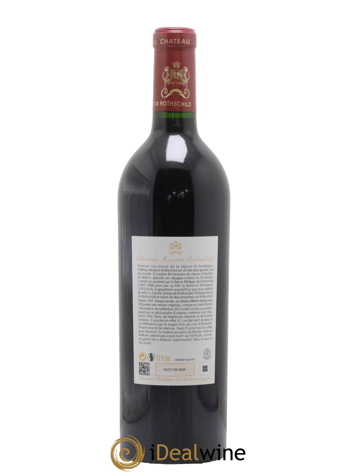 Château Mouton Rothschild 1er Grand Cru Classé 2013 - Lot of 1 bottle - 1