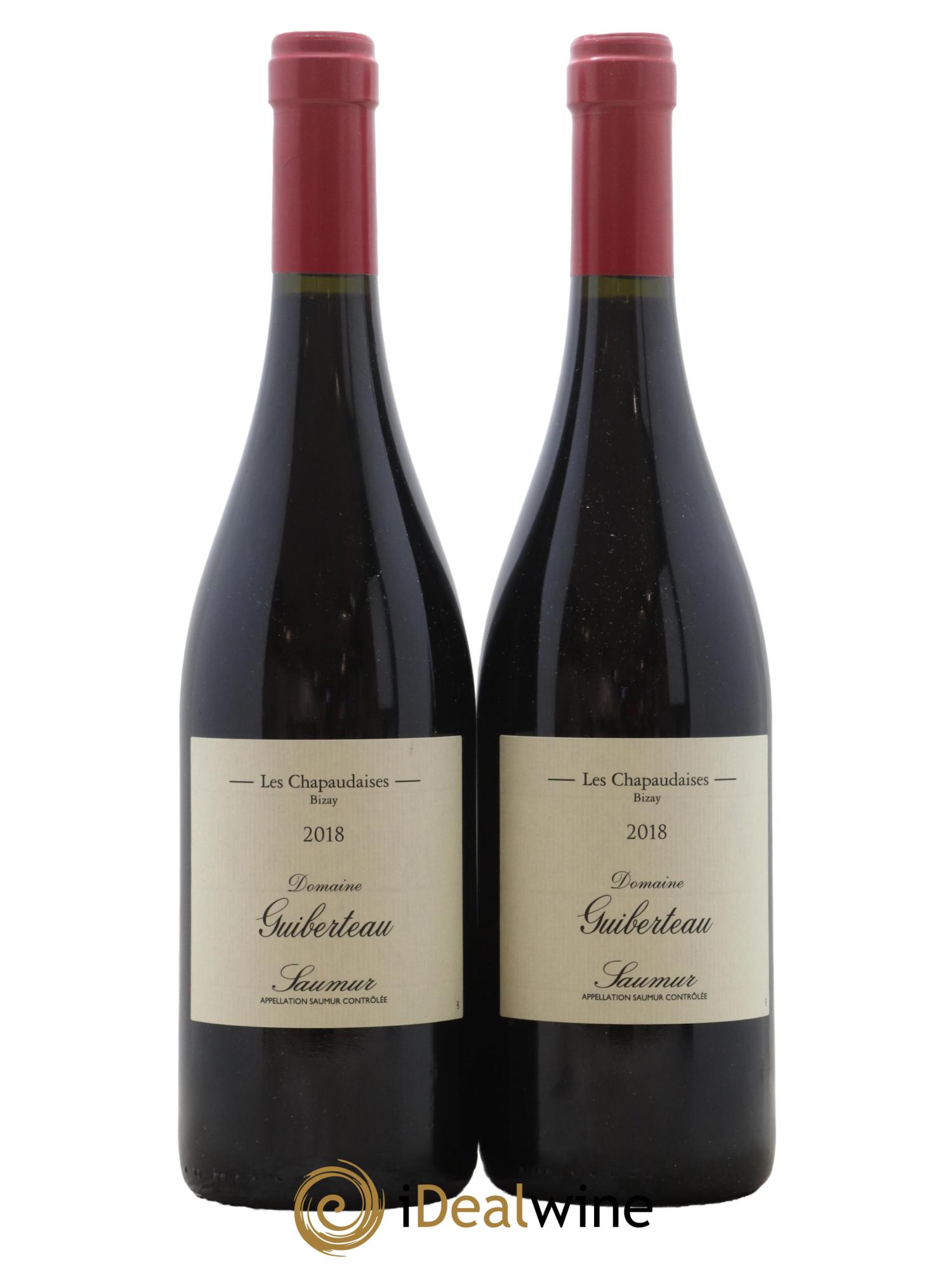 Saumur Les Chapaudaises Domaine Guiberteau 2018 - Lot de 2 bouteilles - 0